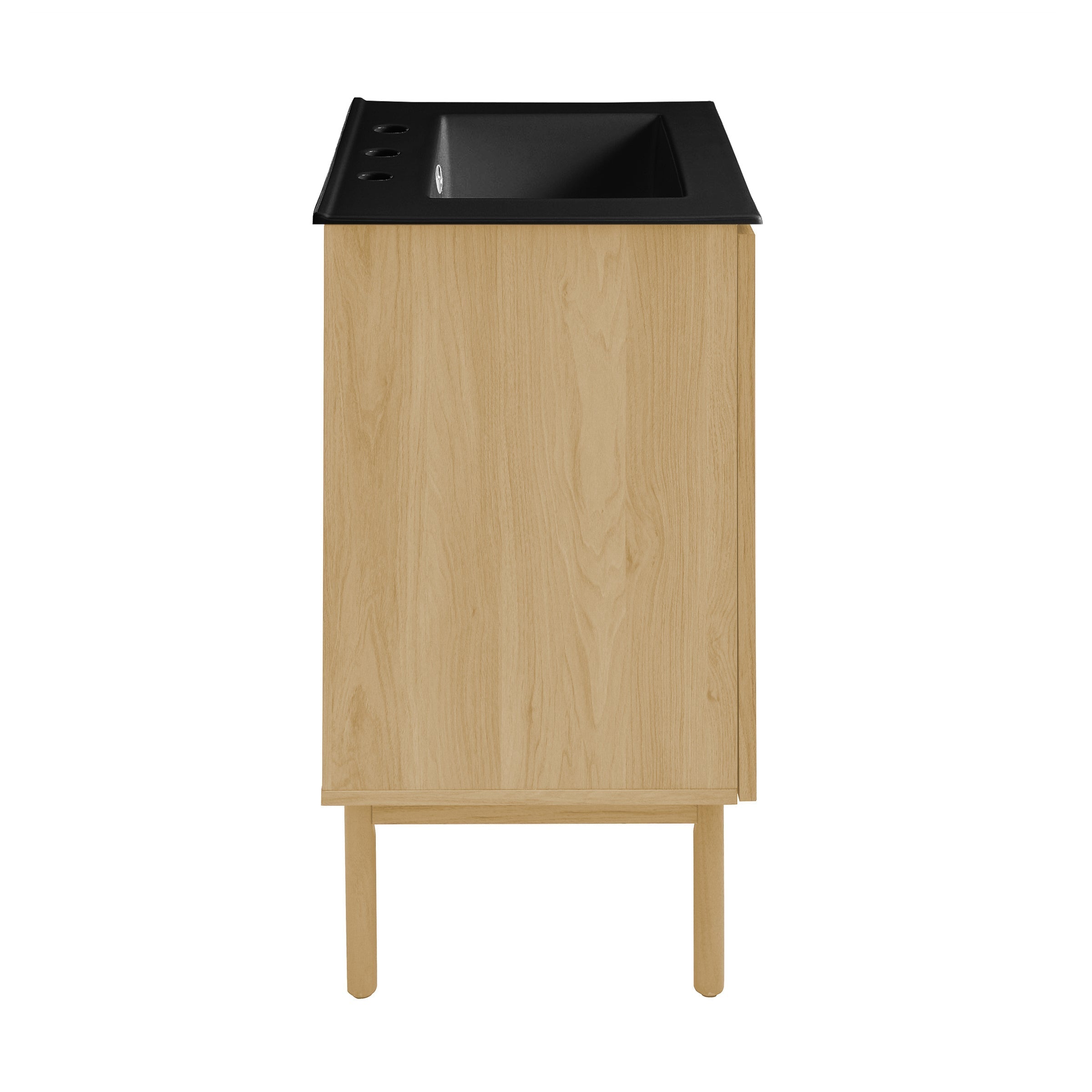 Natural Oak / Matte Black / 3-Hole