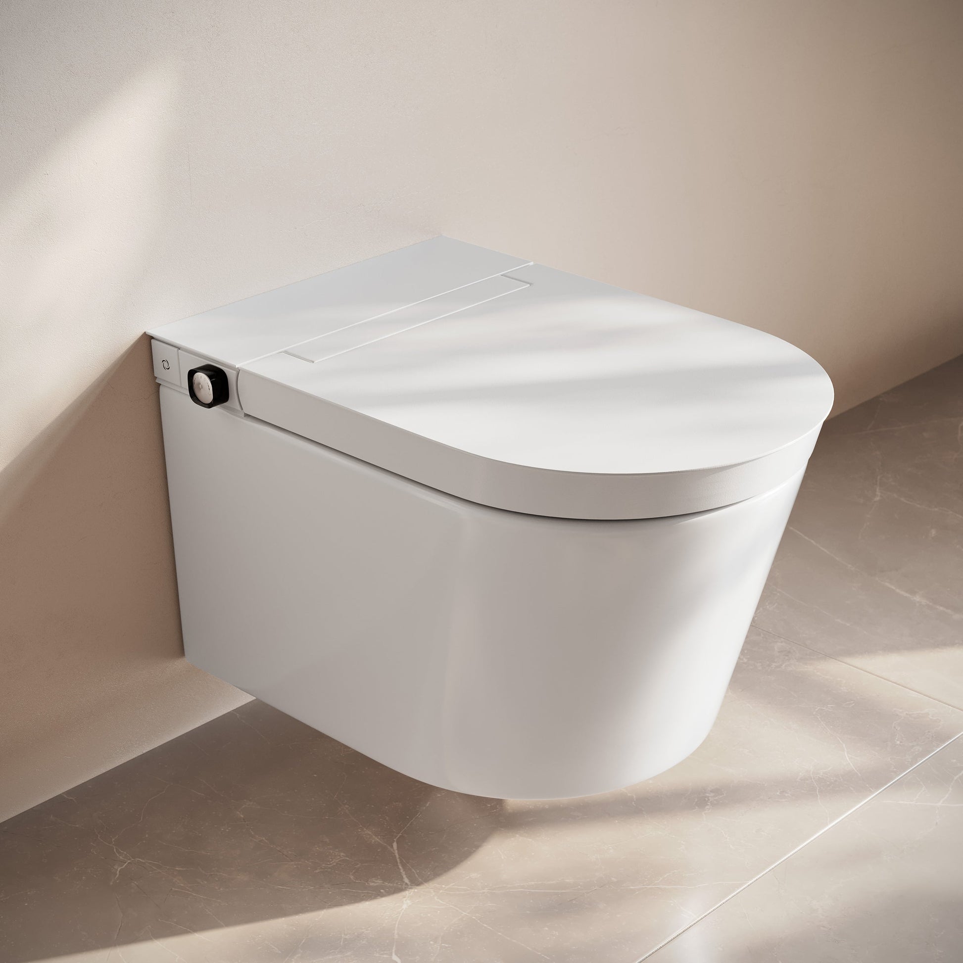 Glossy White / Manual Bidet