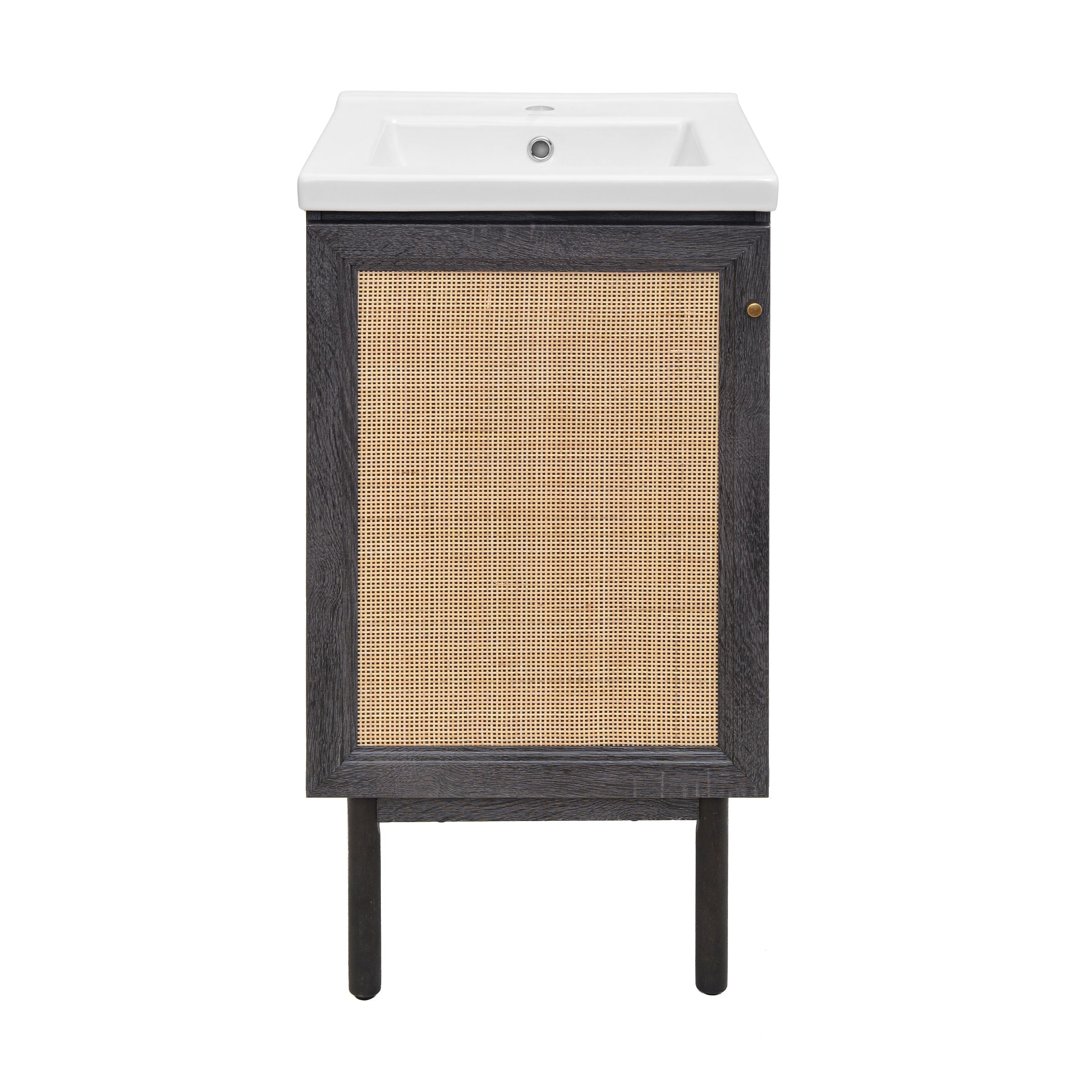 Black Oak / White / 1-Hole