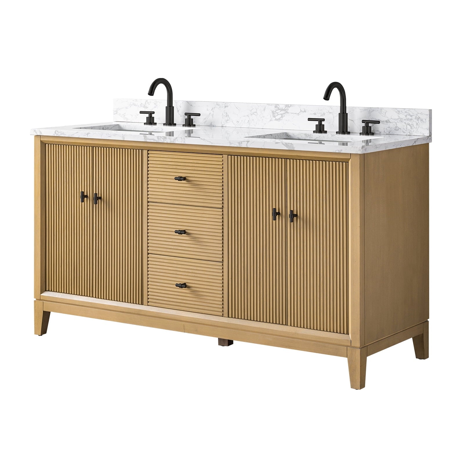 Linear Natural Oak / Matte Black