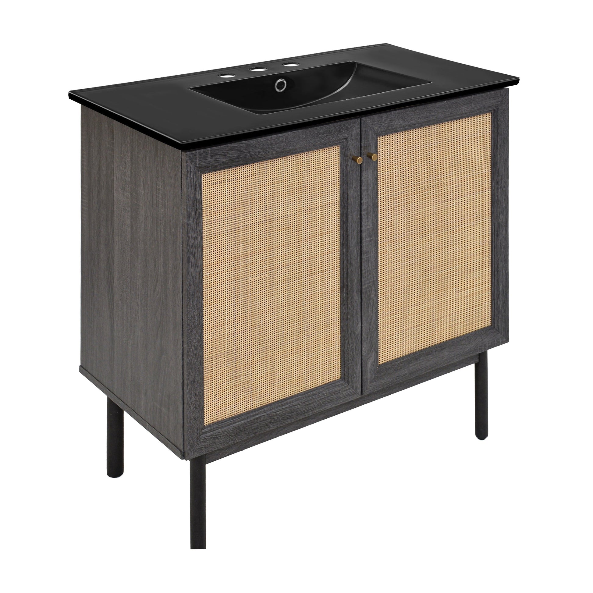 Black Oak / Black / 3-Hole