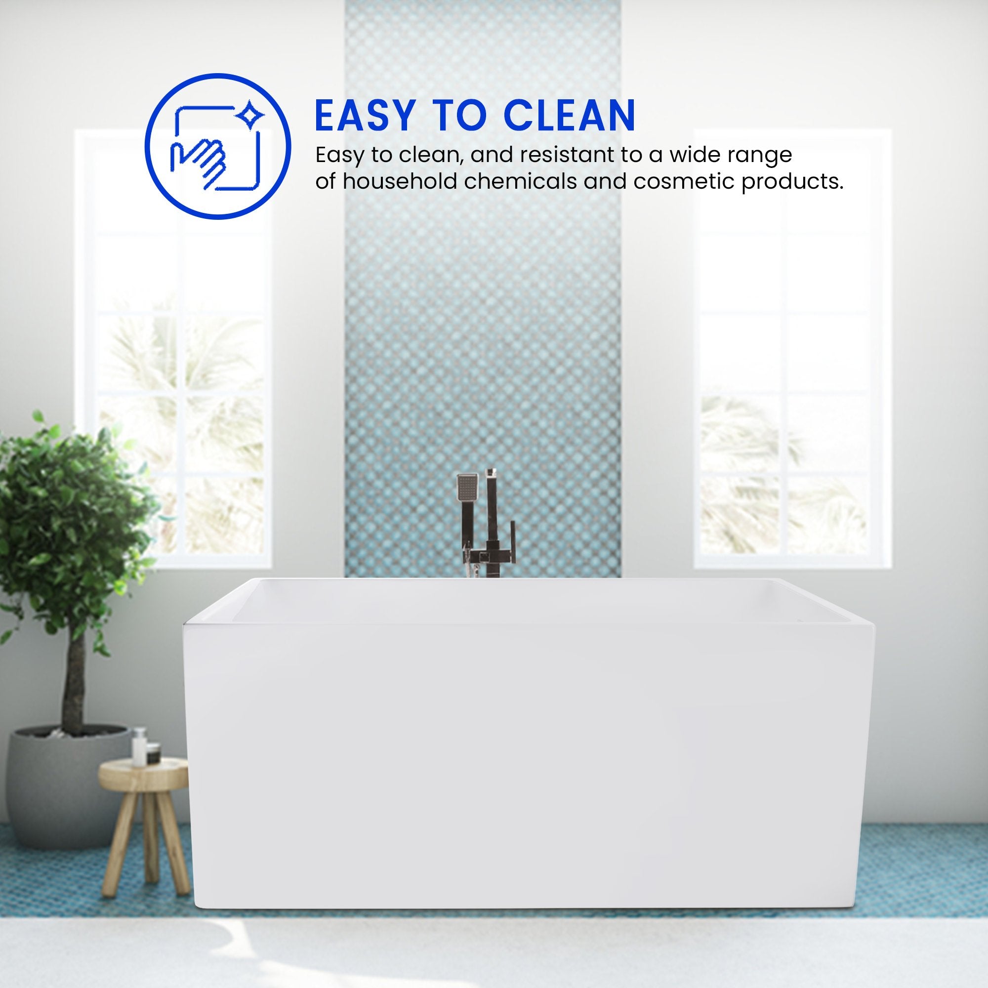 White / Integrated Overflow