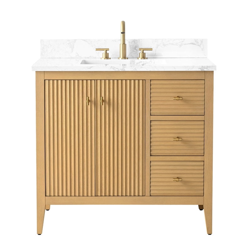 Linear Natural Oak / Golden Brushed