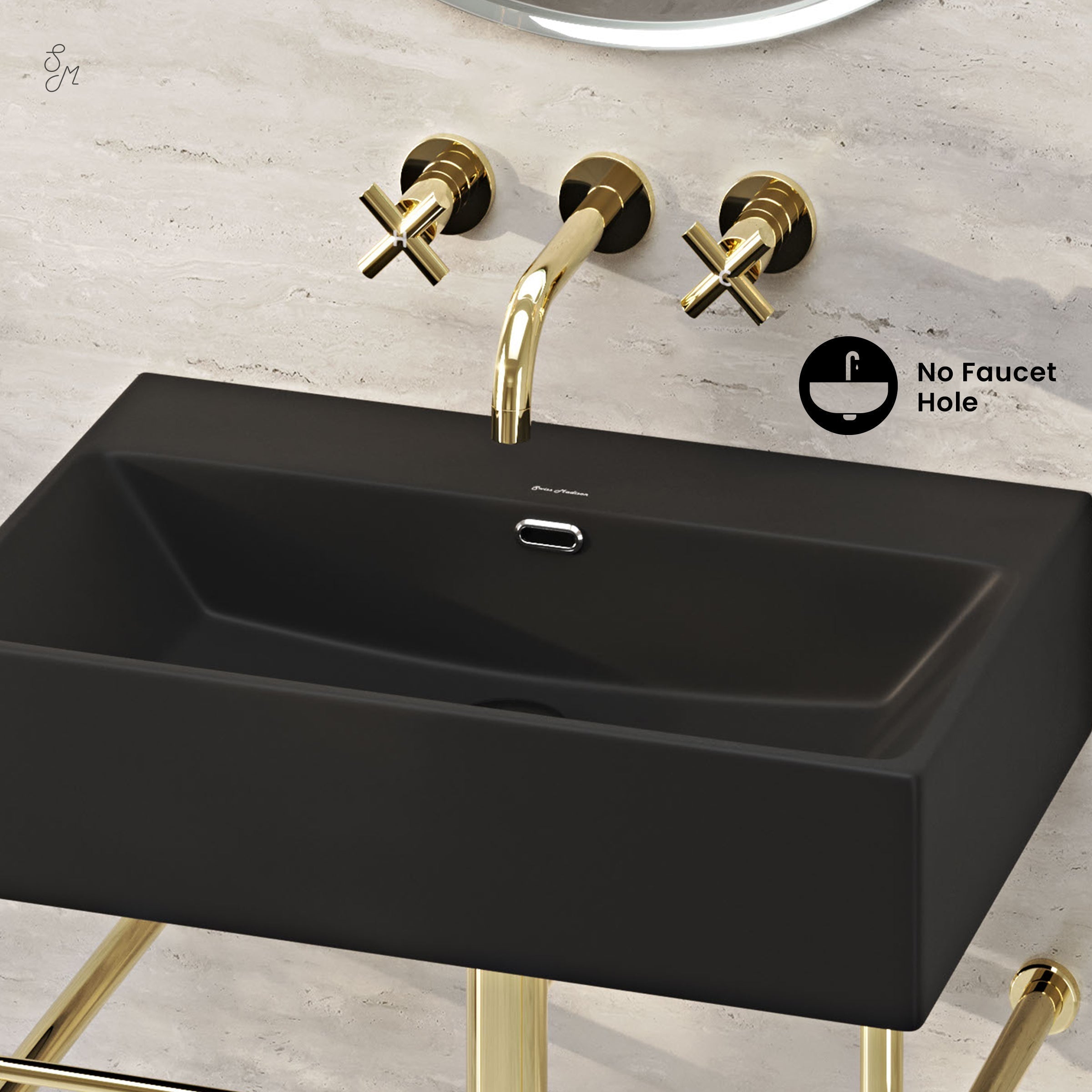 Glossy Gold / Matte Black