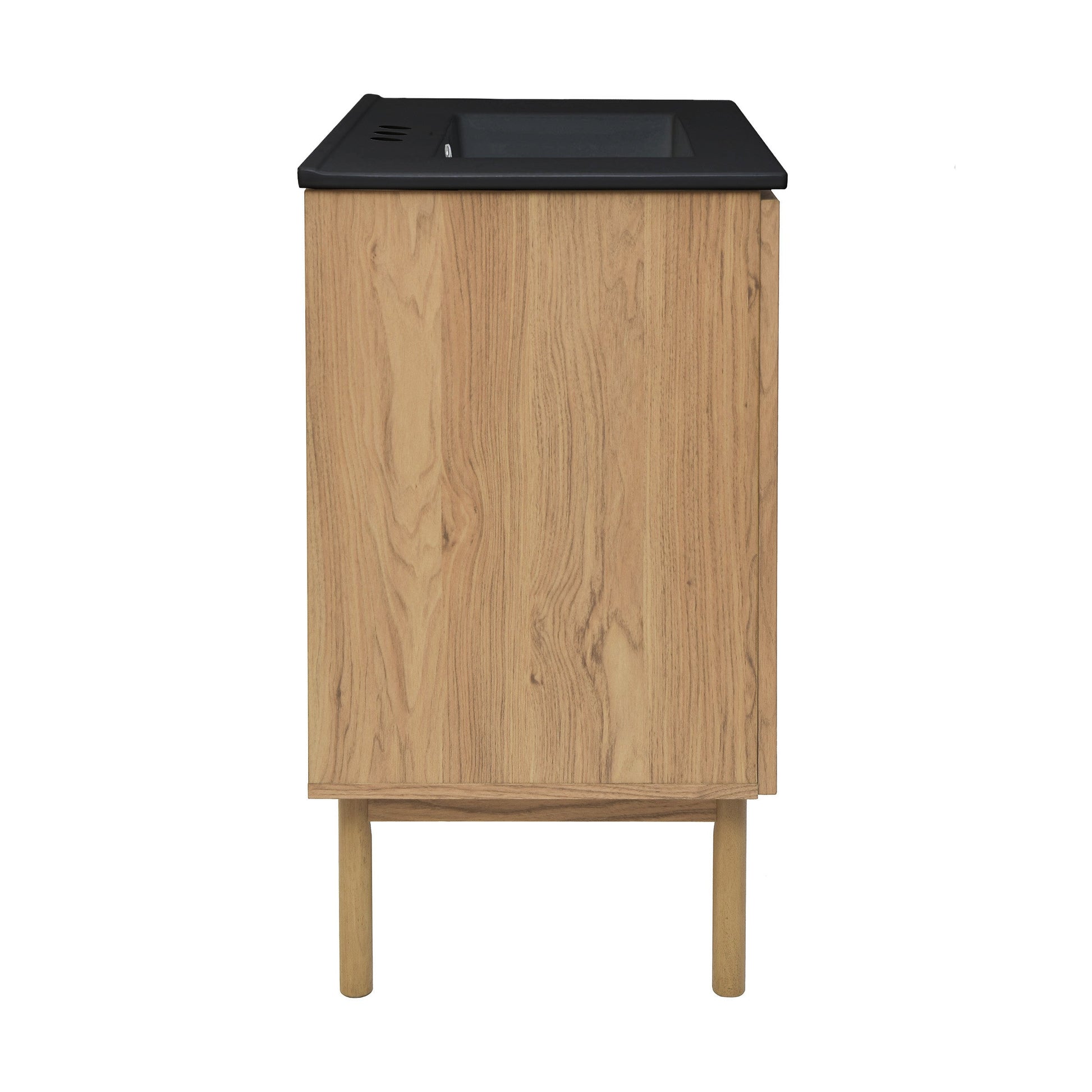 Golden Oak / Matte Black / 3-Hole