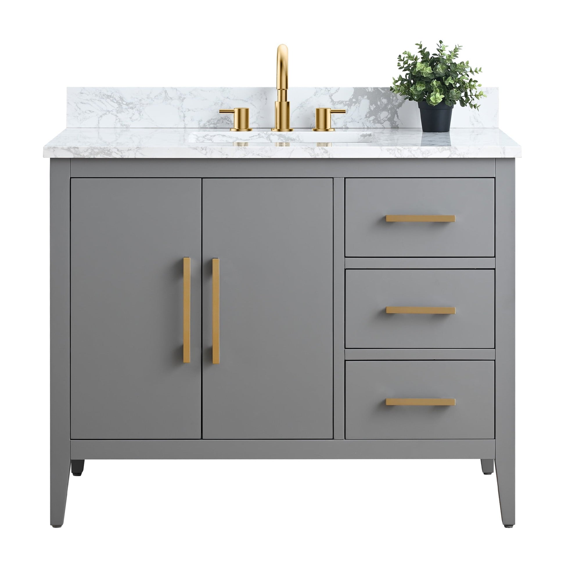 Cashmere Gray / Golden Brushed