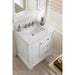 Bright White / Carrara White - 3 Faucet Holes