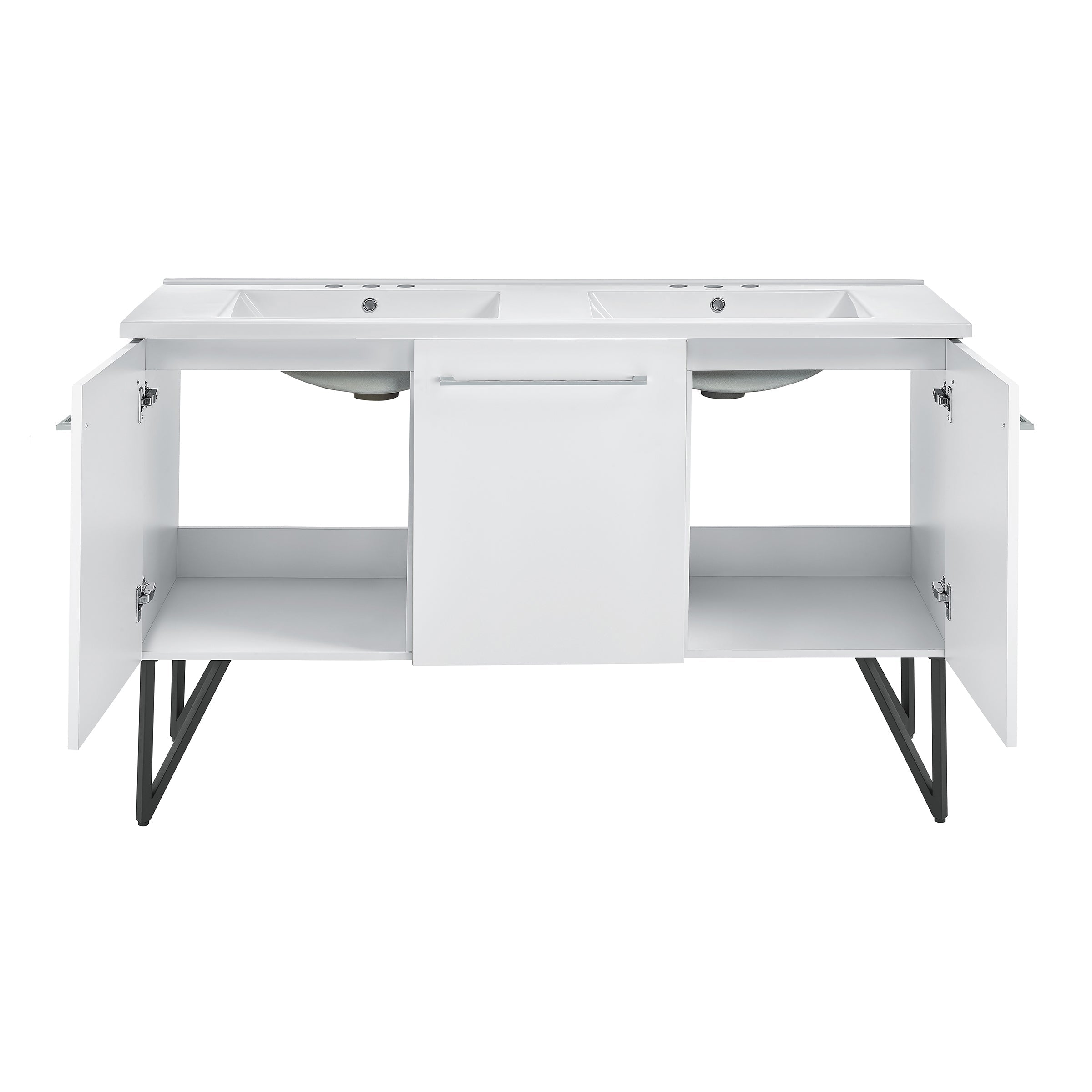 White / White / 3-Hole