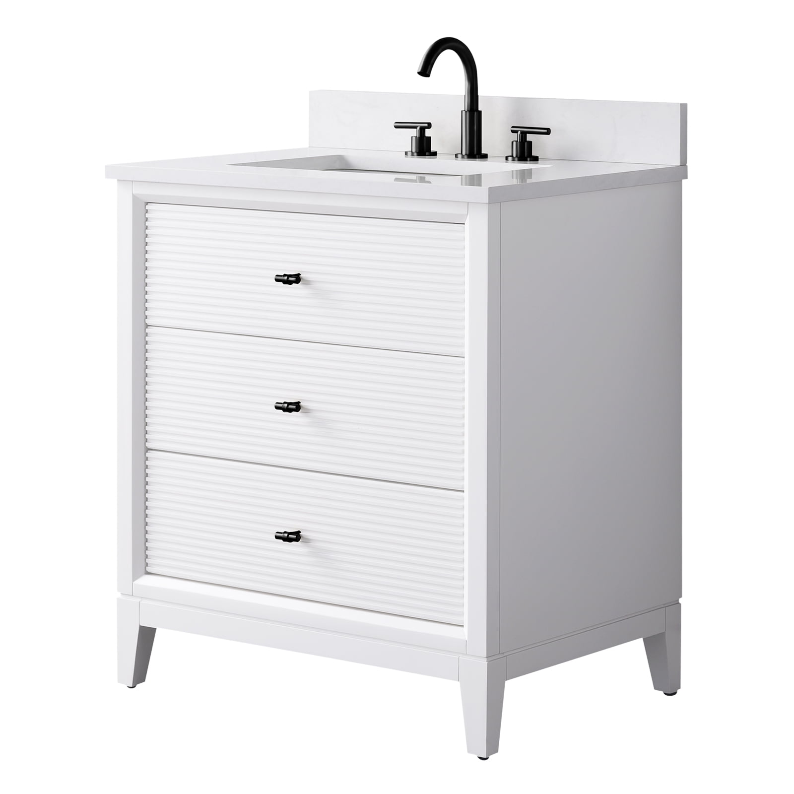 Linear White / Matte Black