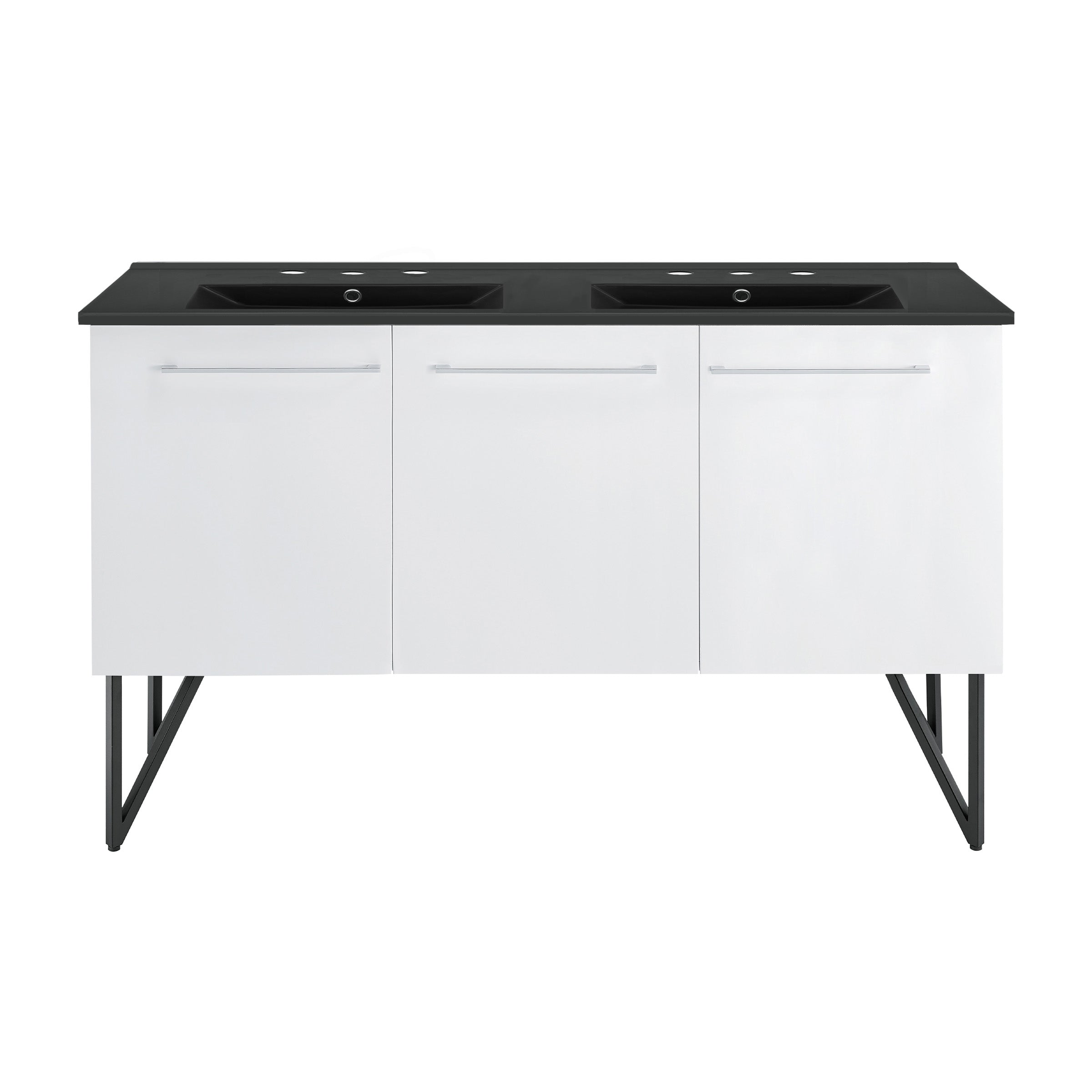 White / Matte Black / 3-Hole