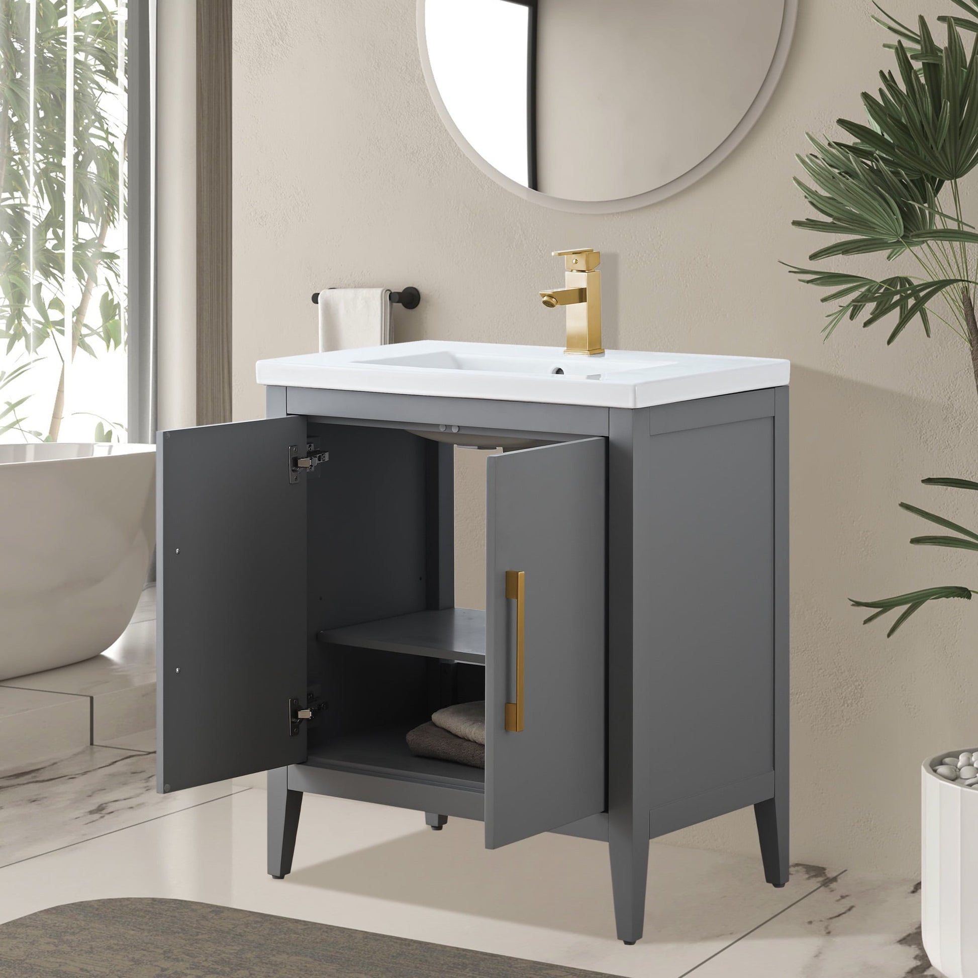 Cashmere Gray / Golden Brushed
