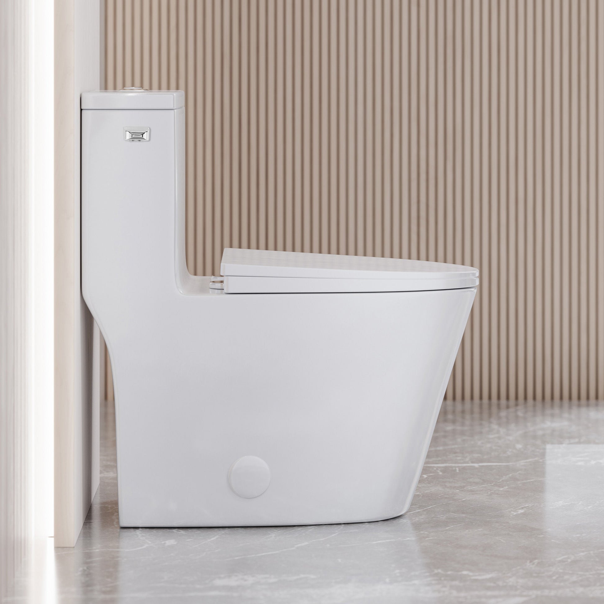 Glossy White / Single - Left