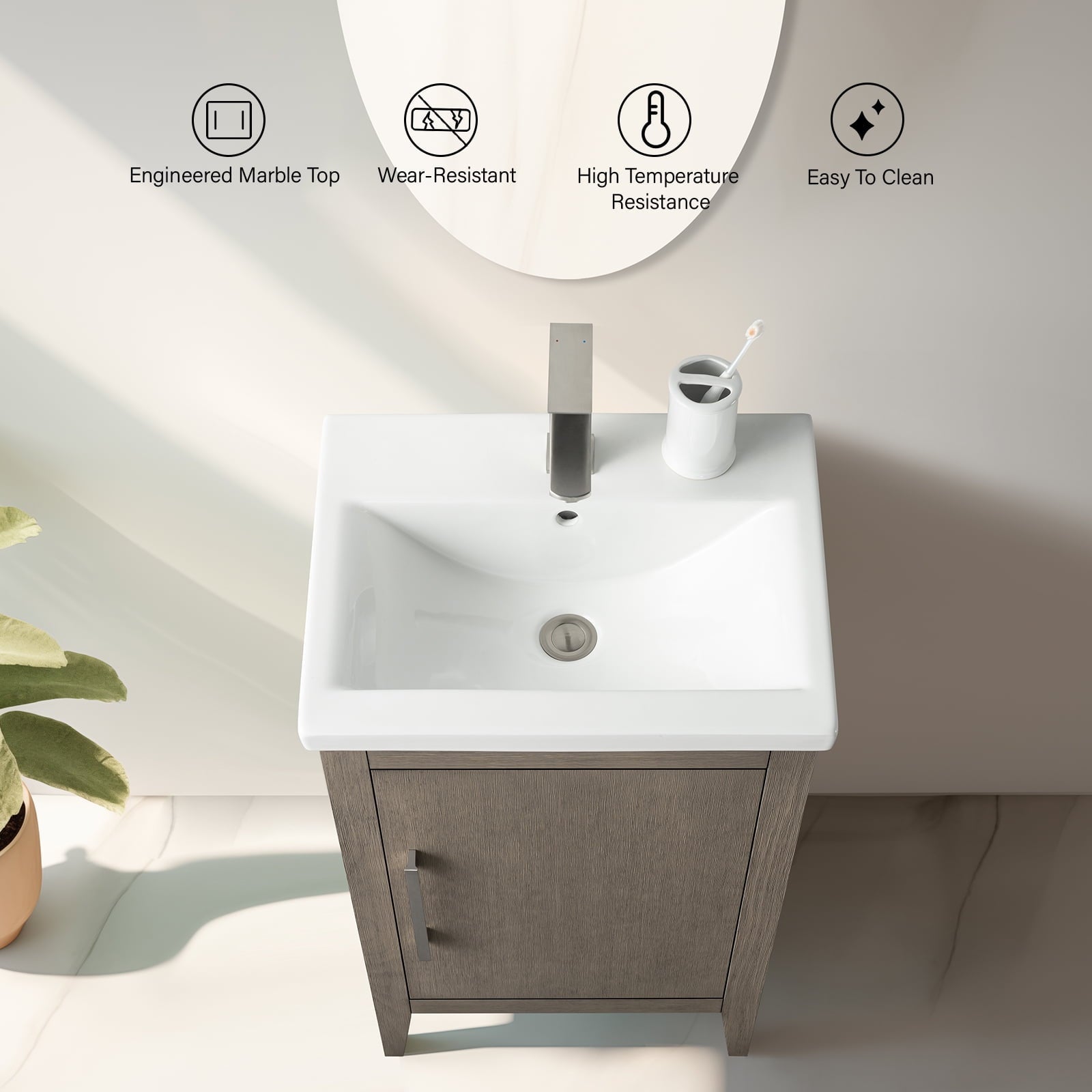 Driftwood Gray / Brushed Nickel