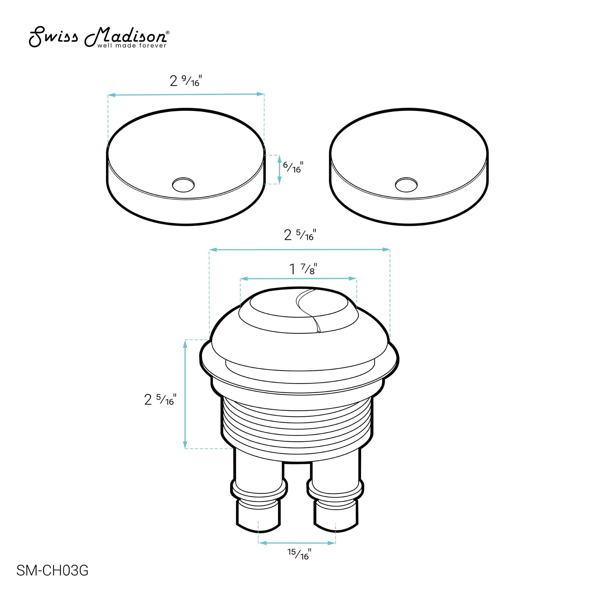 Brushed Gold / Round / SM-1T205,SM-1T256