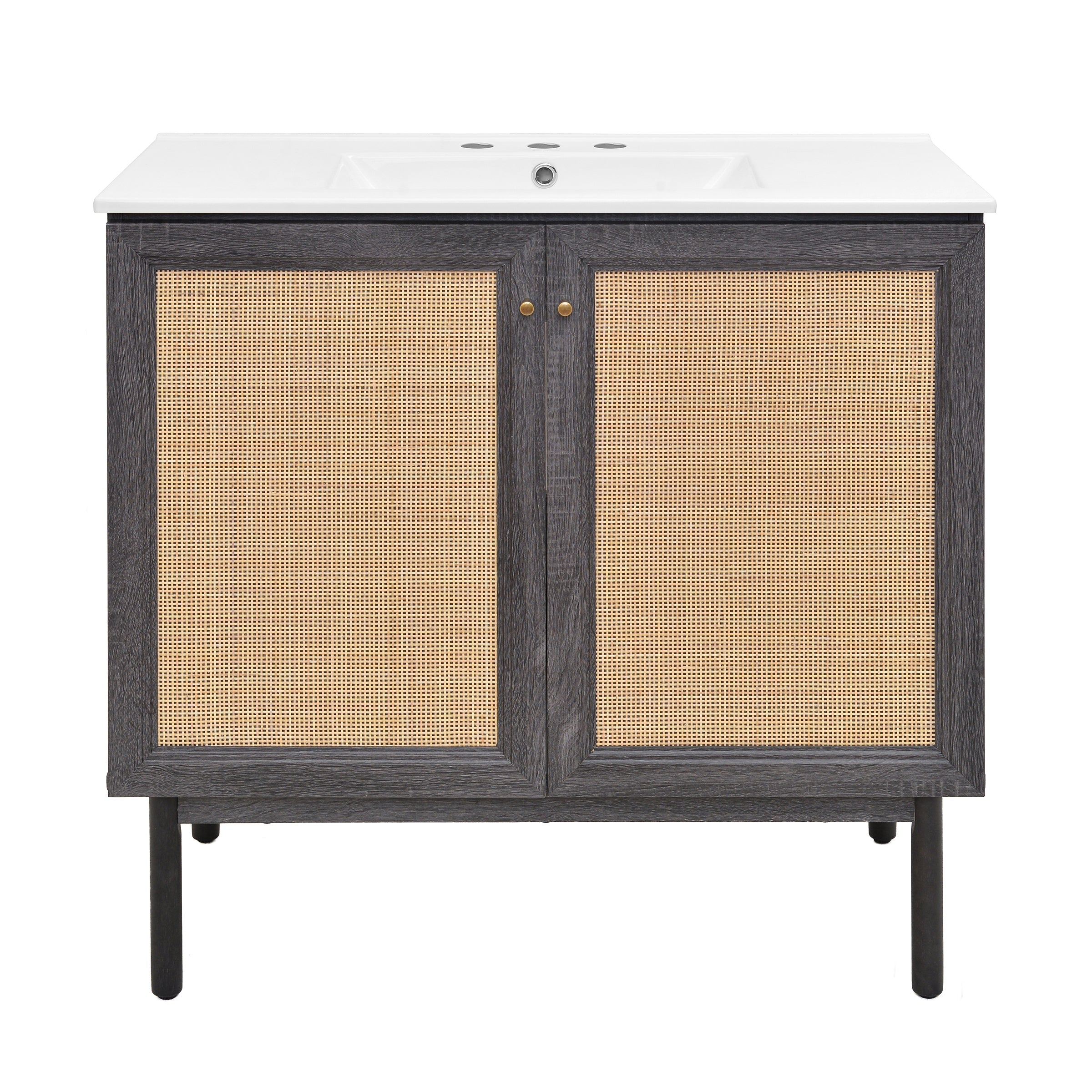 Black Oak / White / 3-Hole