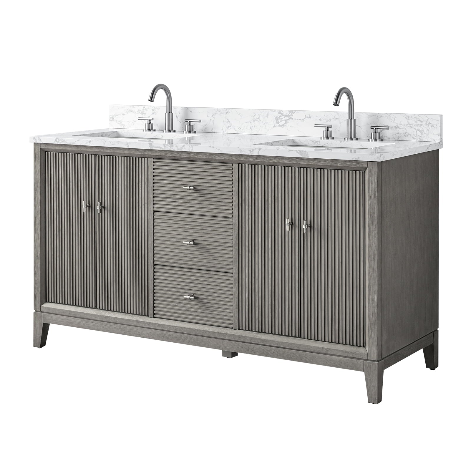 Linear Driftwood Gray / Brushed Nickel