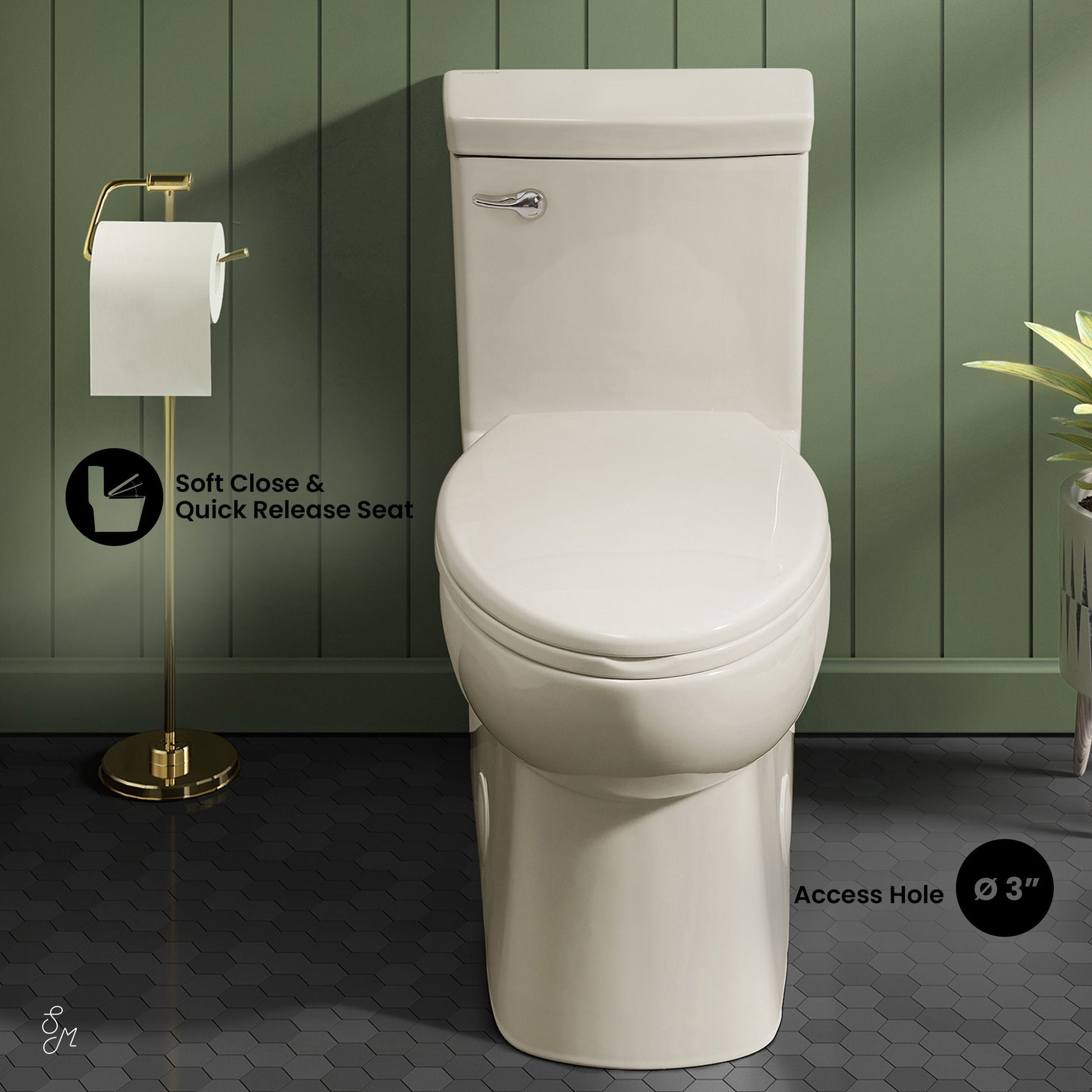 Glossy Bisque / Single - Left Front