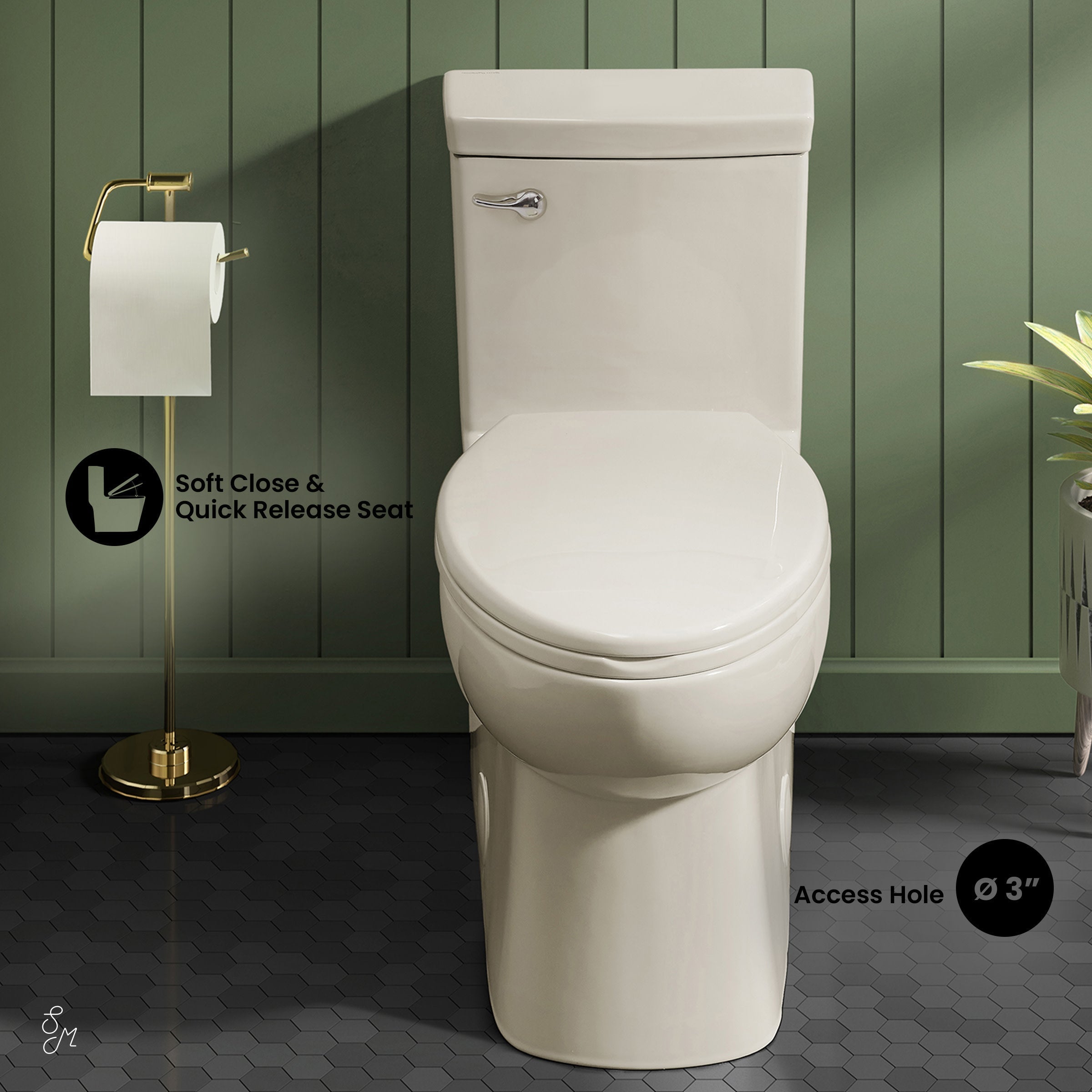 Glossy Bisque / Single - Left Front