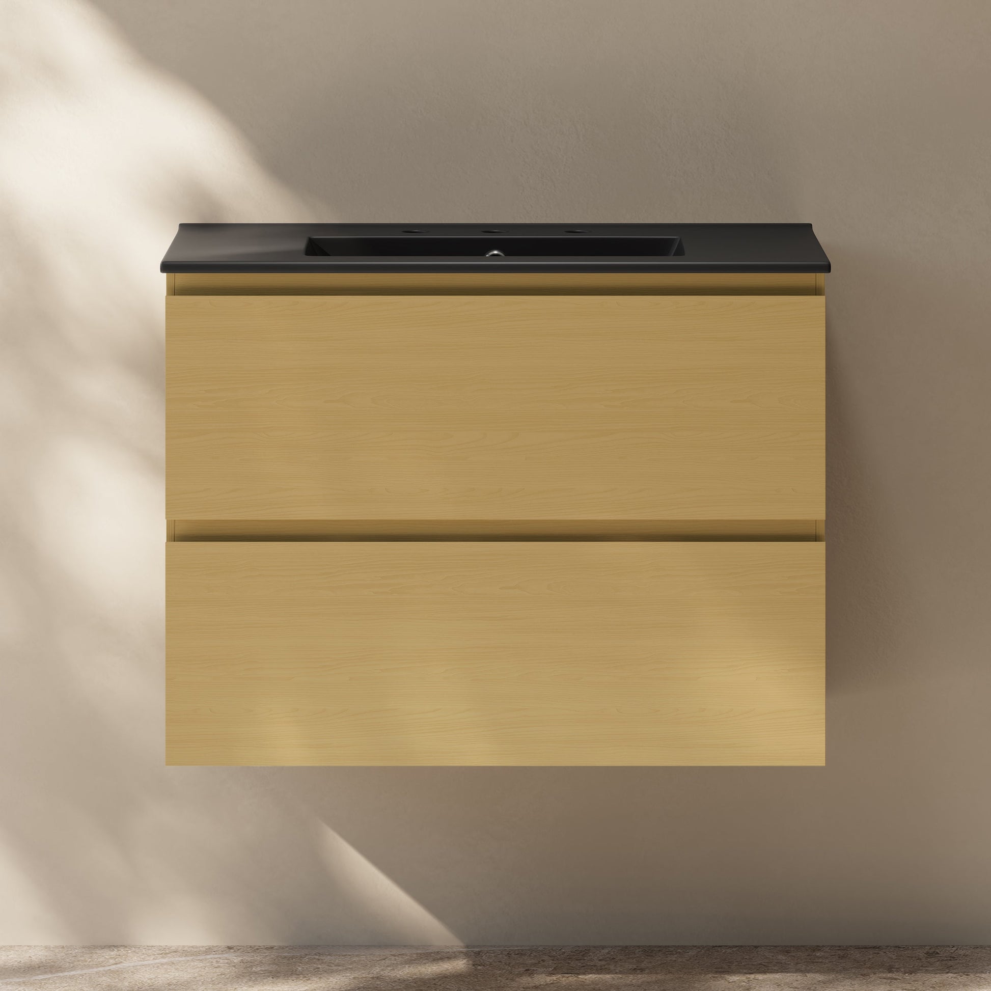 Natural Oak / Matte Black / 3-Hole