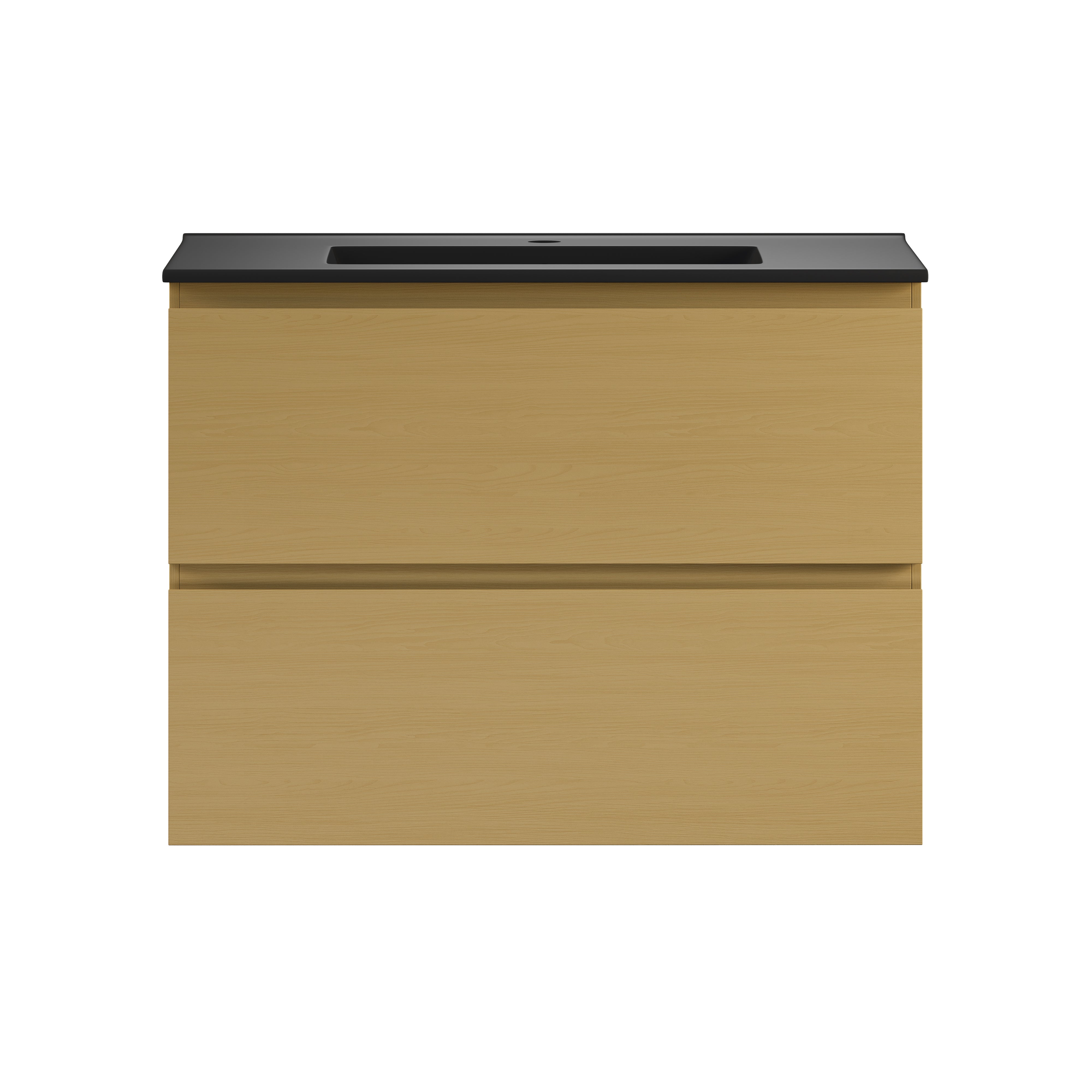 Natural Oak / Matte Black / 1-Hole