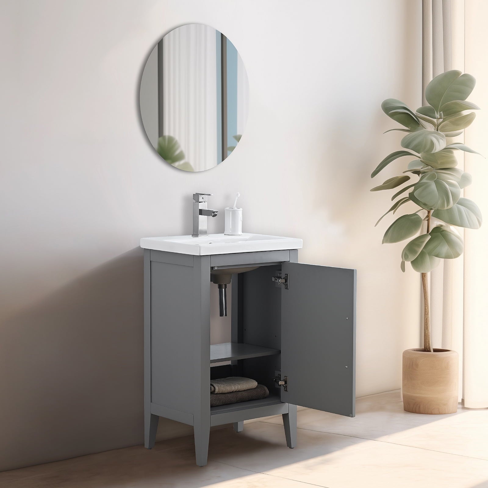 Cashmere Gray / Brushed Nickel