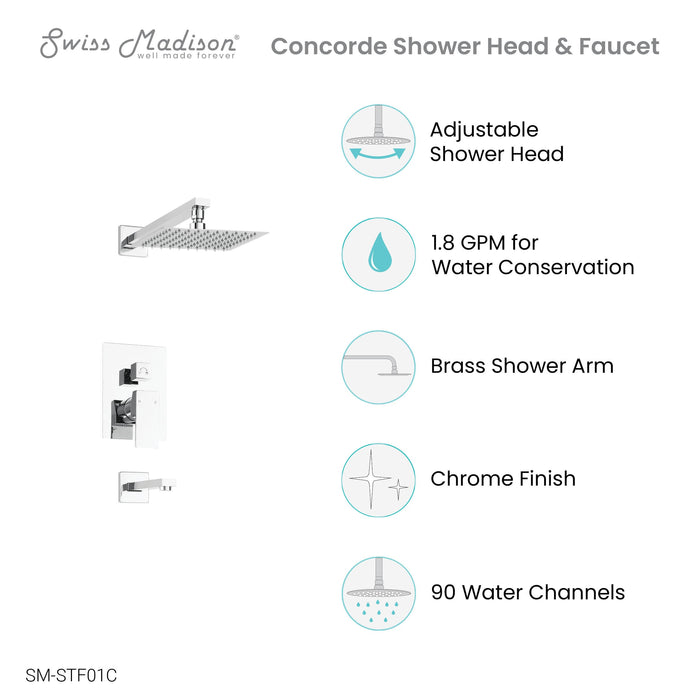 Polished Chrome / With Tub Filler