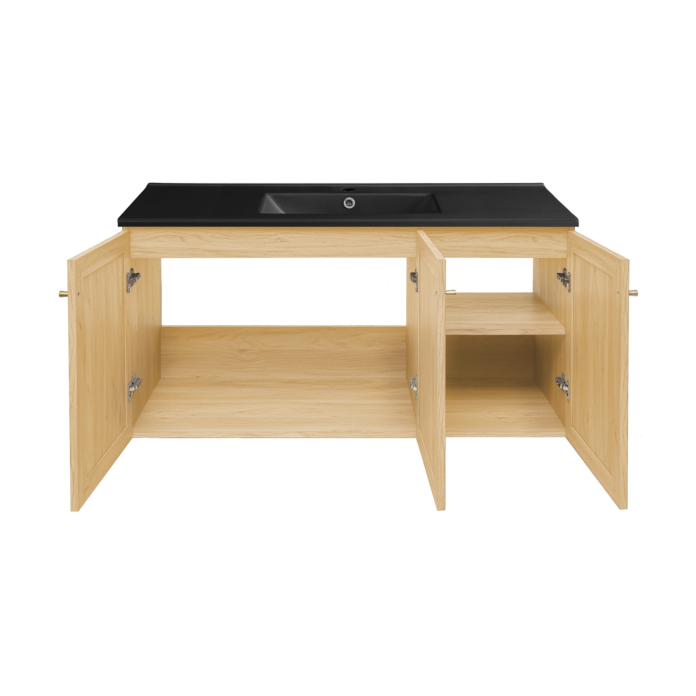 Natural Oak / Black / 1-Hole