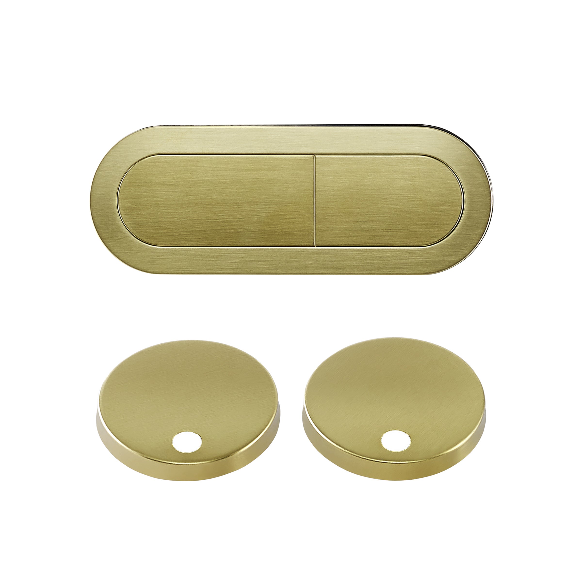 Brushed Gold / Elongated Oval / SM-1T254