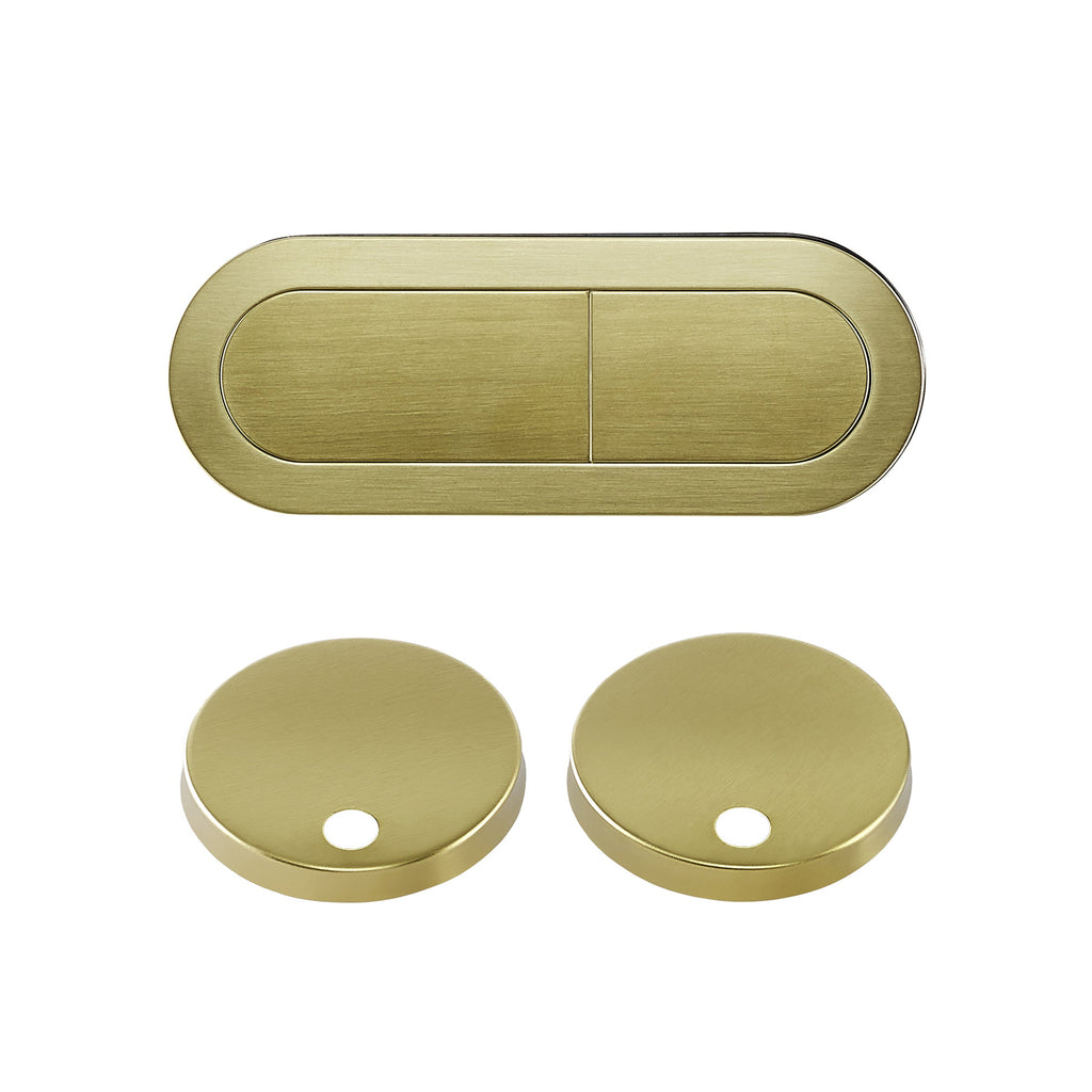 Brushed Gold / Elongated Oval / SM-1T254