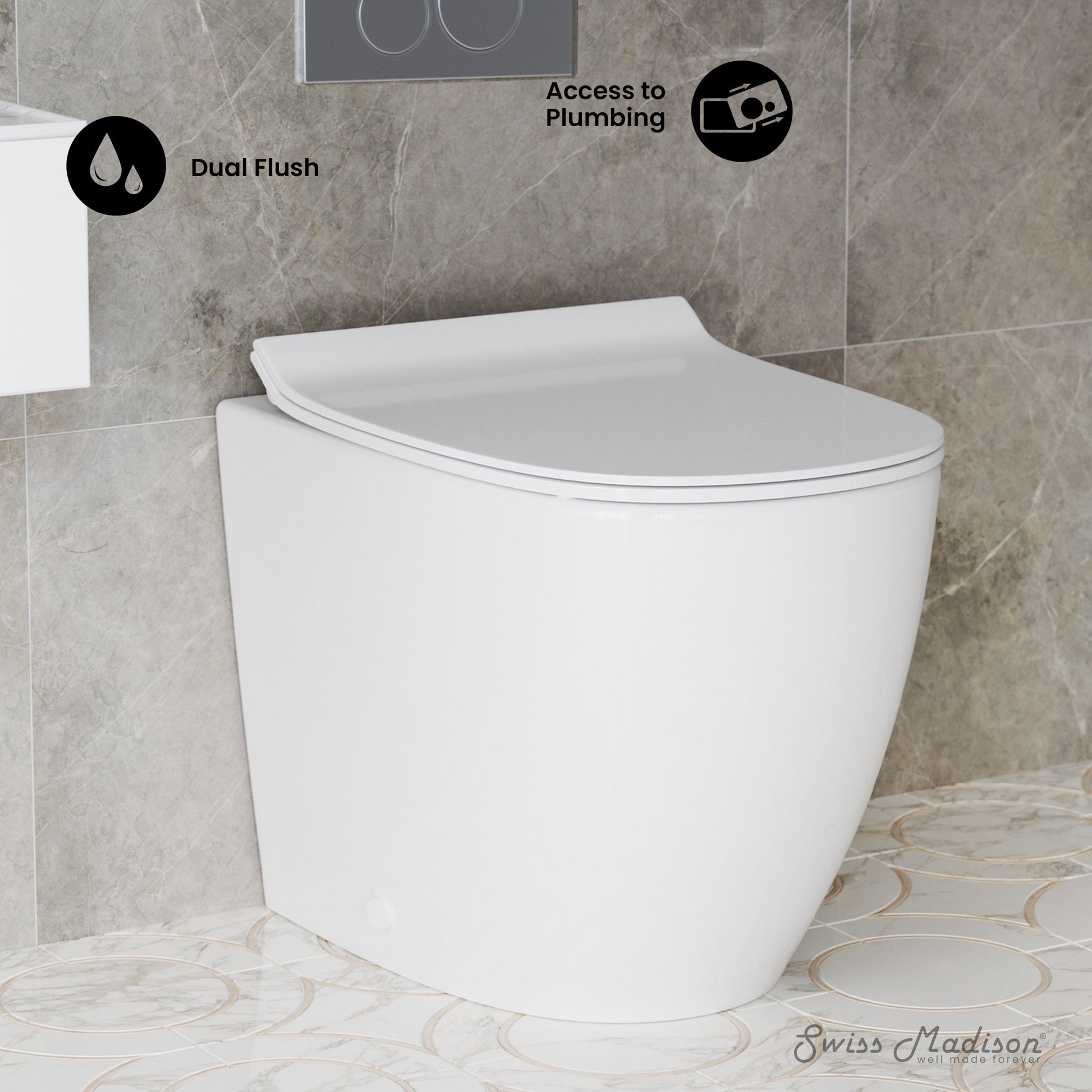 Glossy White / Chrome