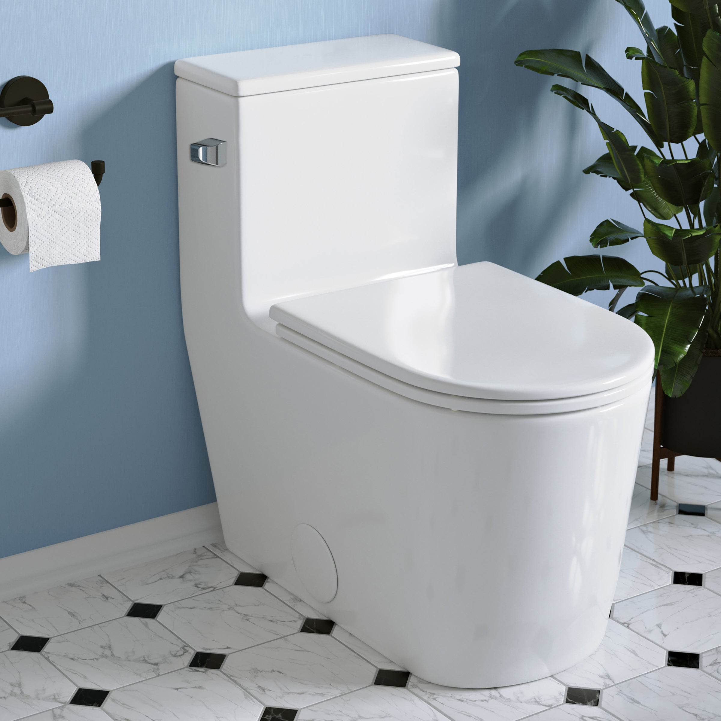 Glossy White / Single - Left