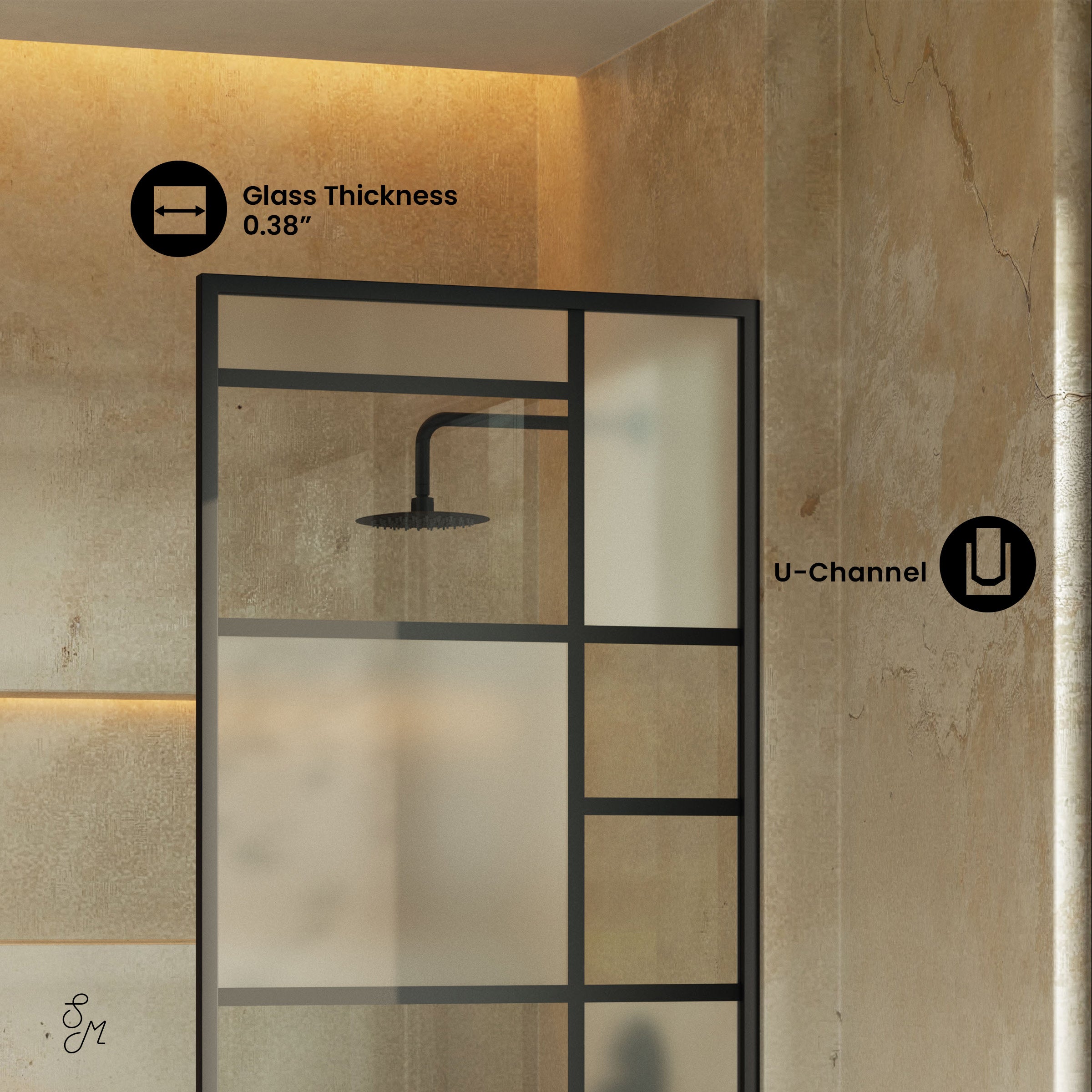 Matte Black / Tub Door