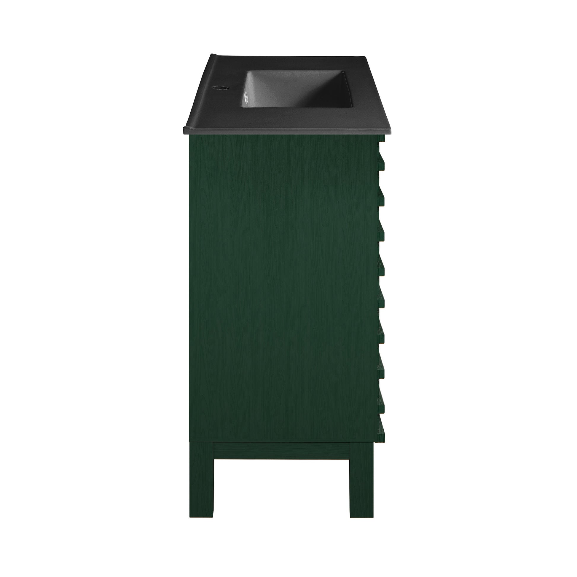 Green Oak / Matte Black / 1-Hole