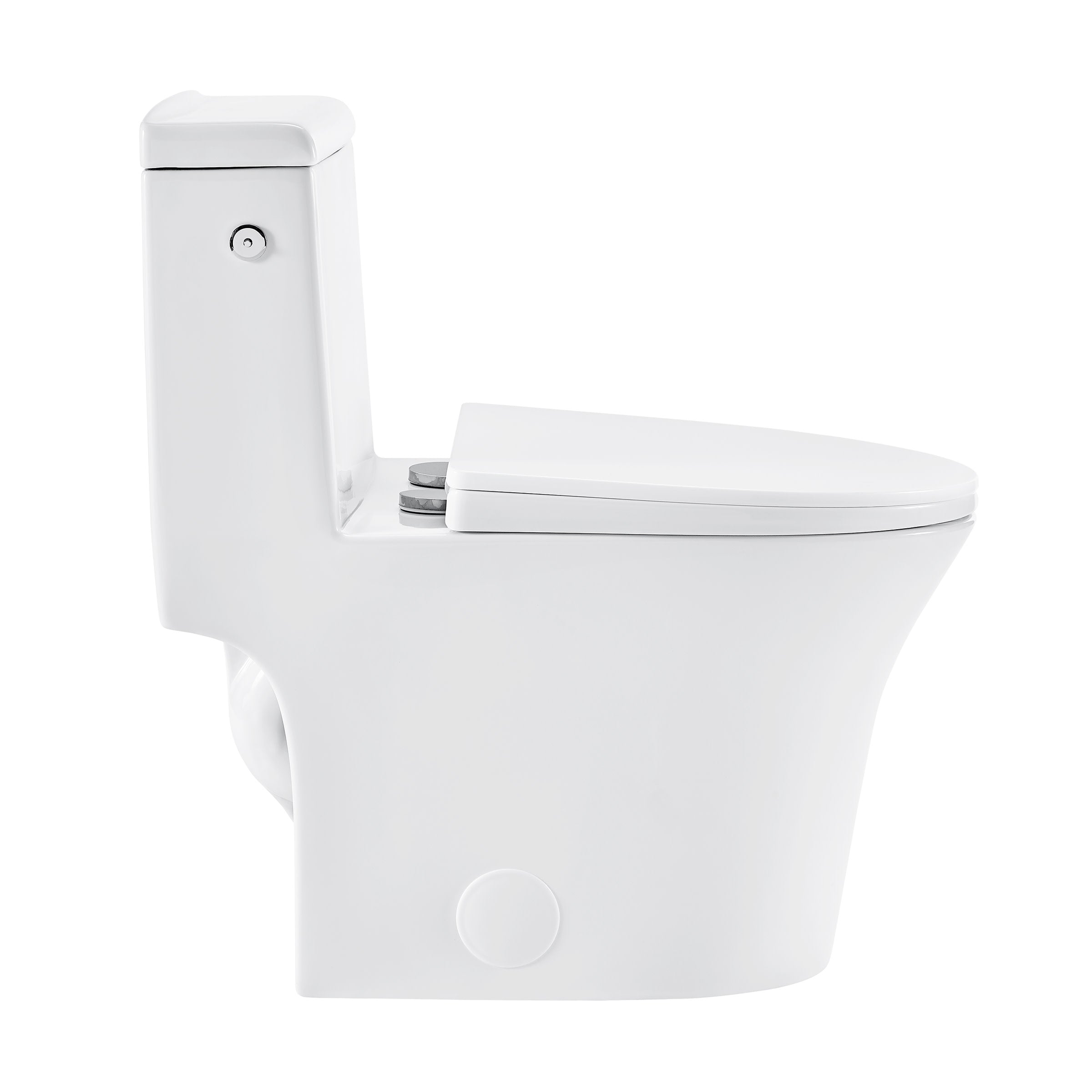 Glossy White / Dual Touchless Left