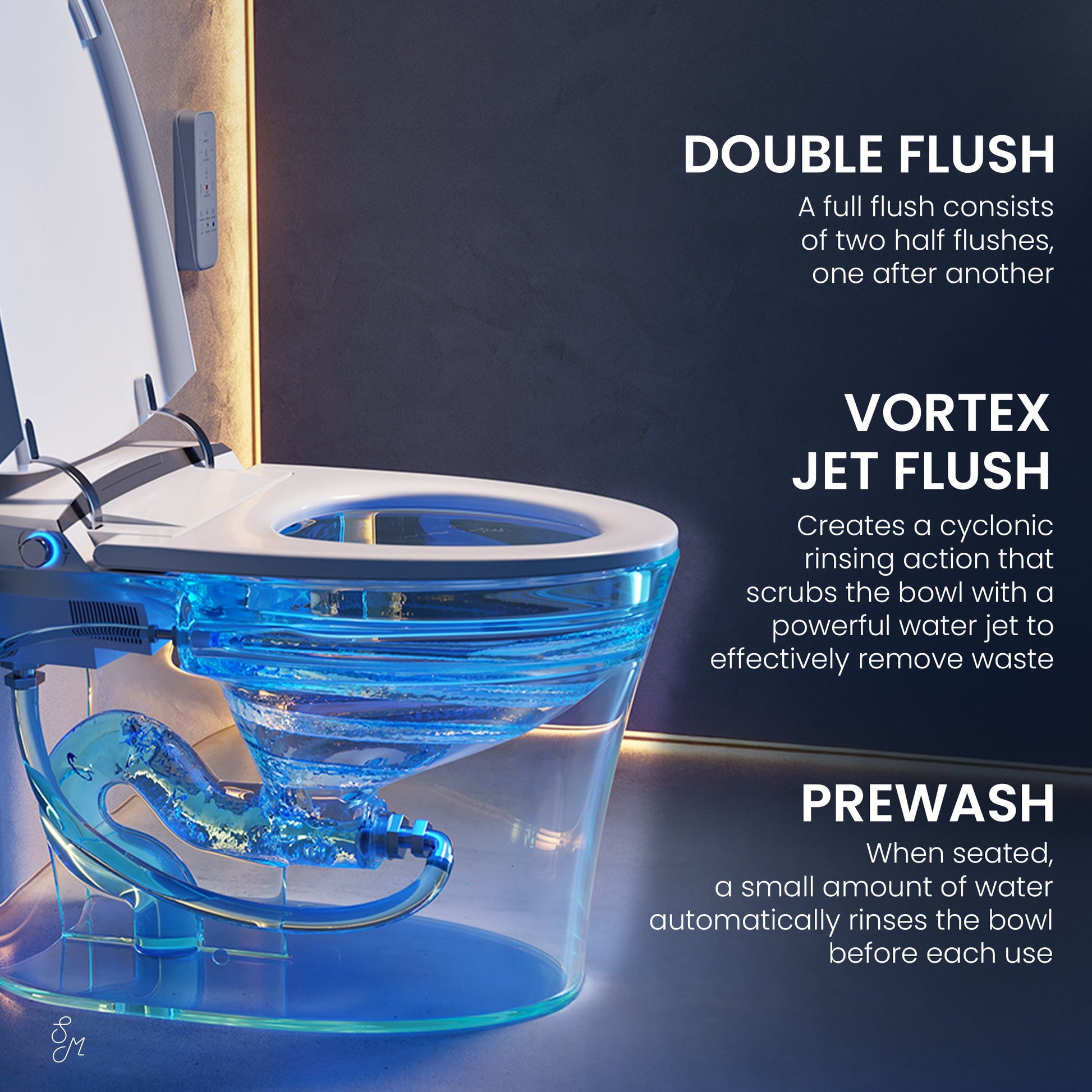 Glossy White / Smart Bidet