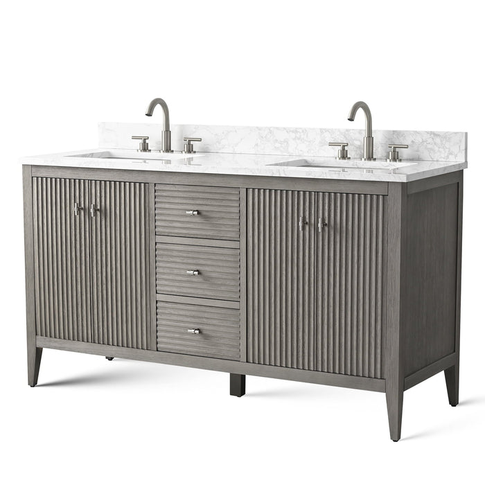 Linear Driftwood Gray / Brushed Nickel