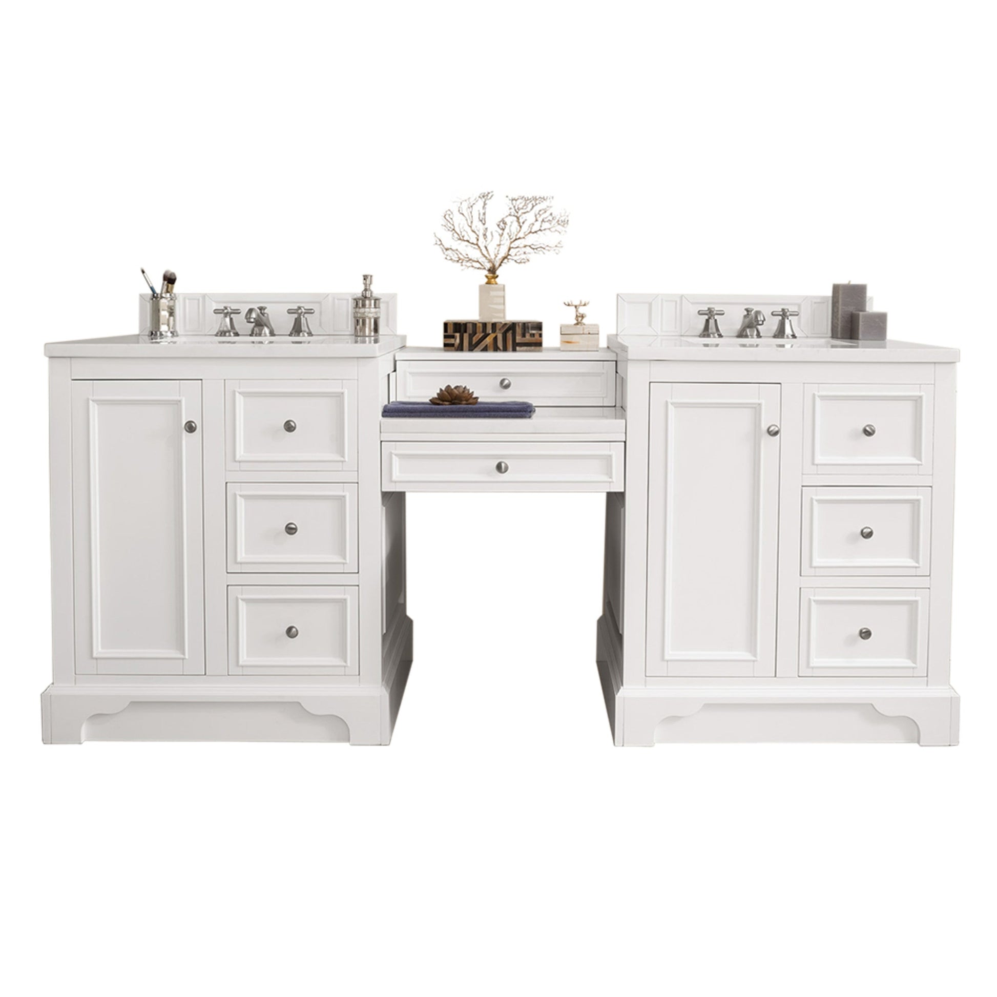 Bright White / White Zeus - 3 Faucet Holes