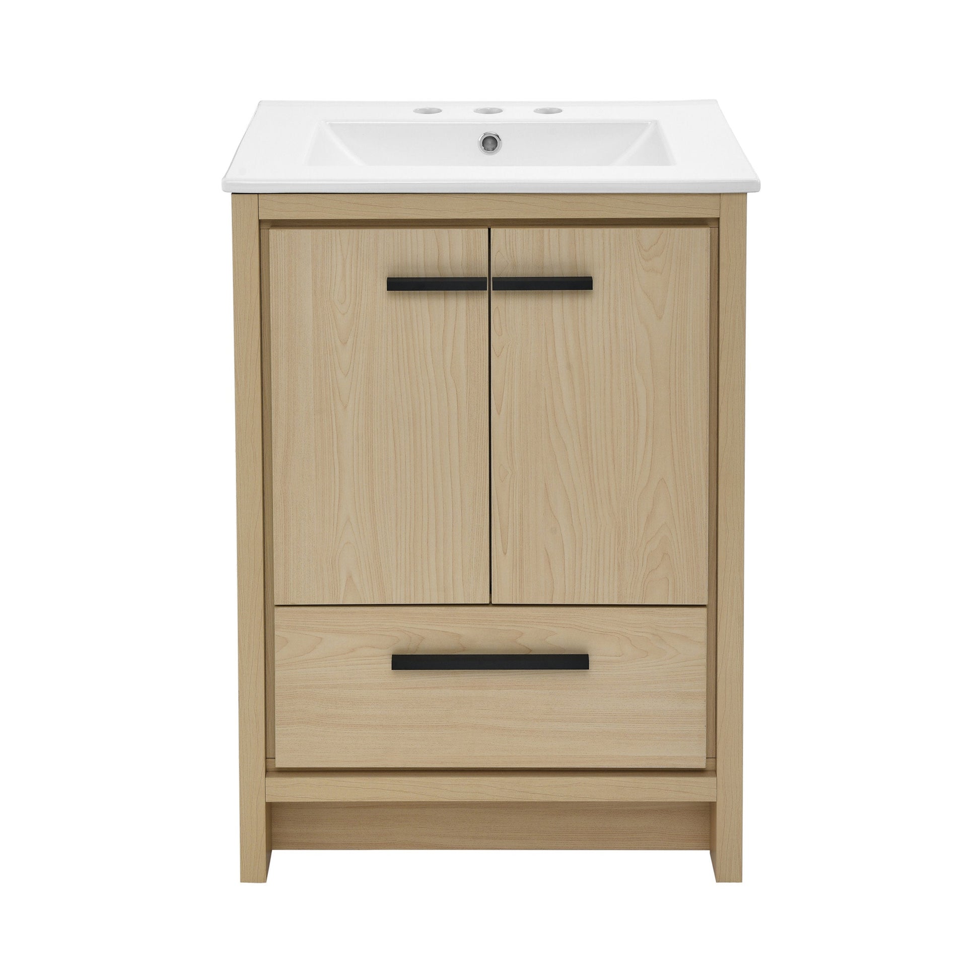 Natural Oak / White / 3-Hole