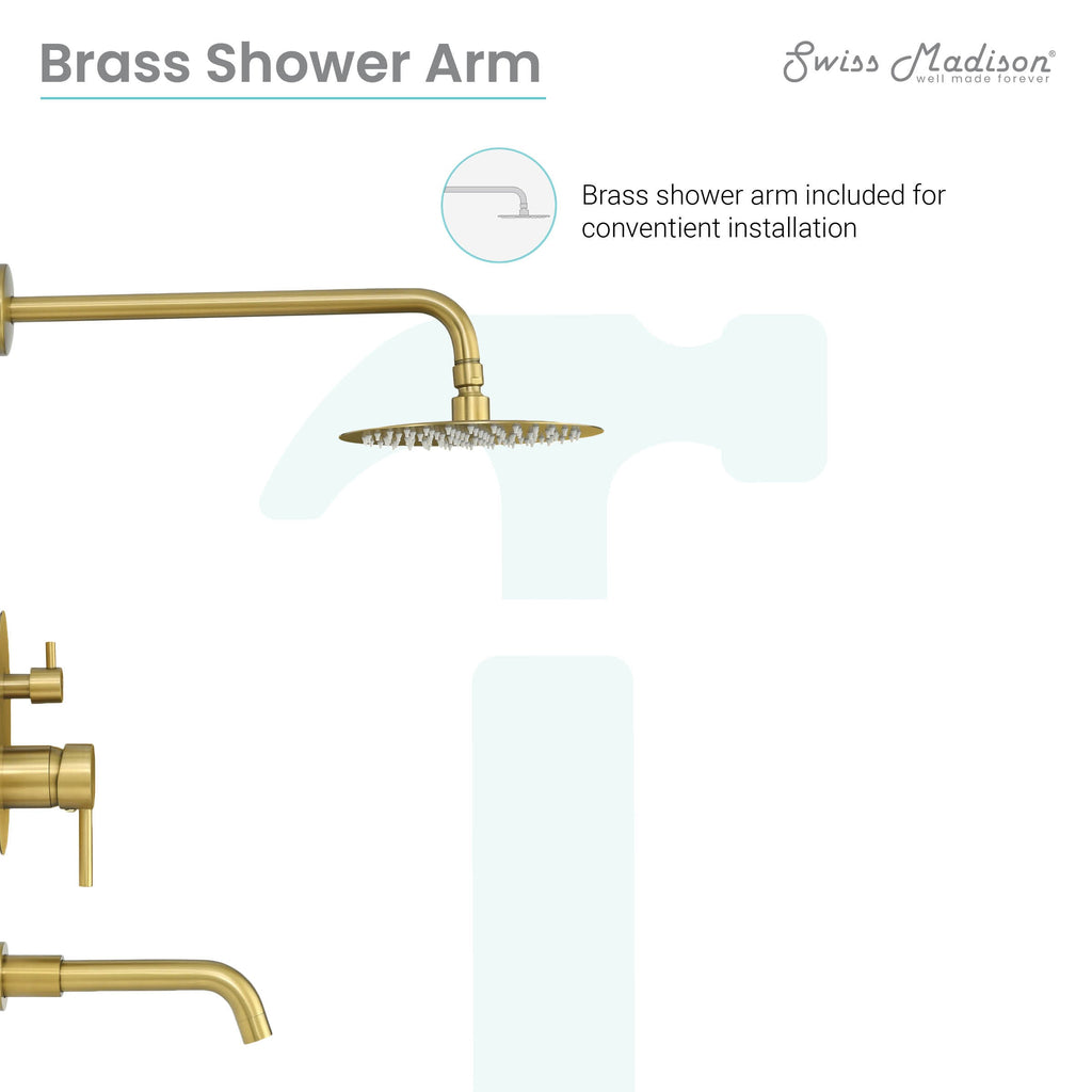 Brushed Gold / Without Hand Sprayer / With Tub Filler