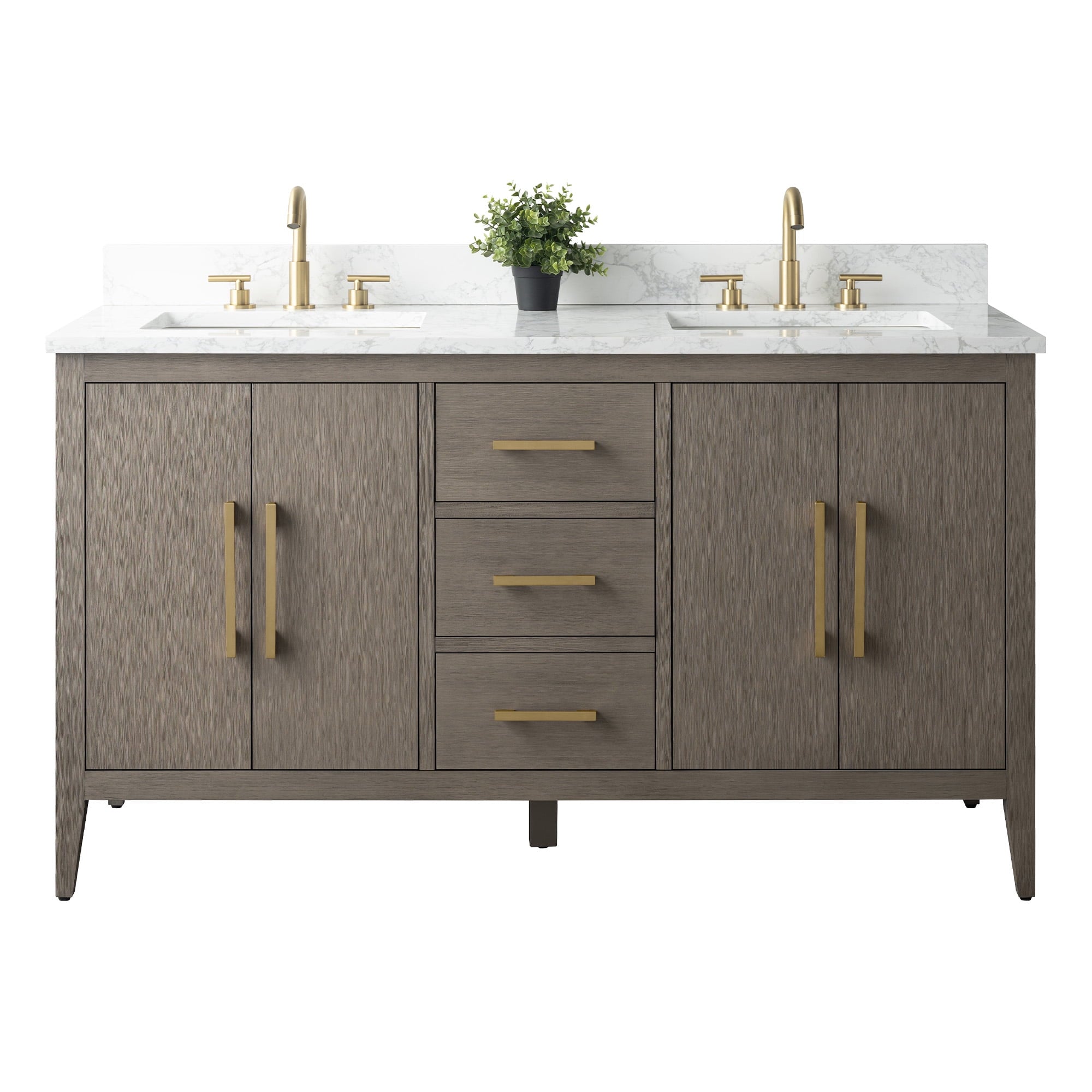 Driftwood Gray / Golden Brushed