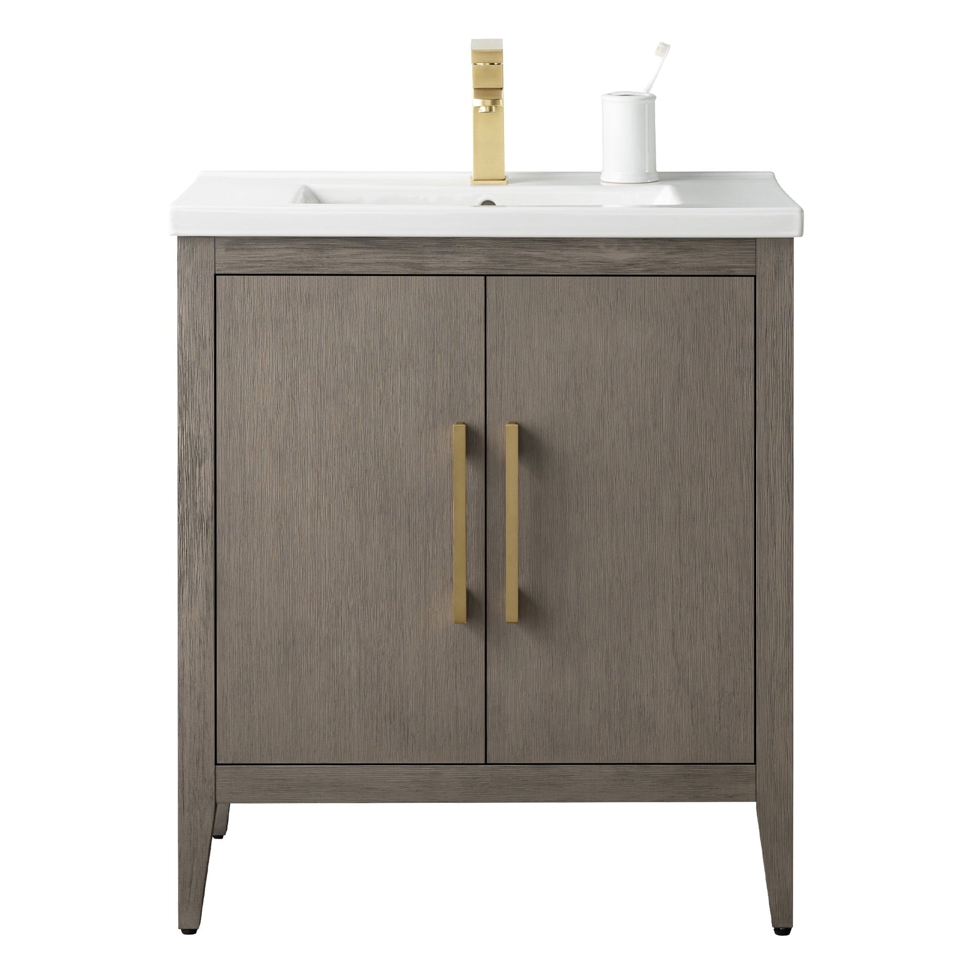 Driftwood Gray / Golden Brushed