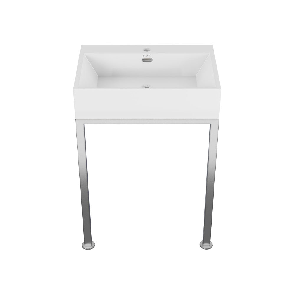 Matte Silver / White
