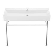 Polished Chrome / White / 1-Hole