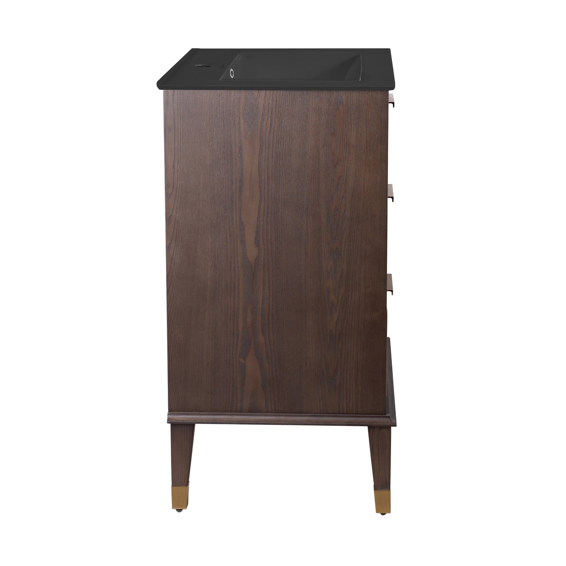 Brown Oak / Matte Black / 1-Hole