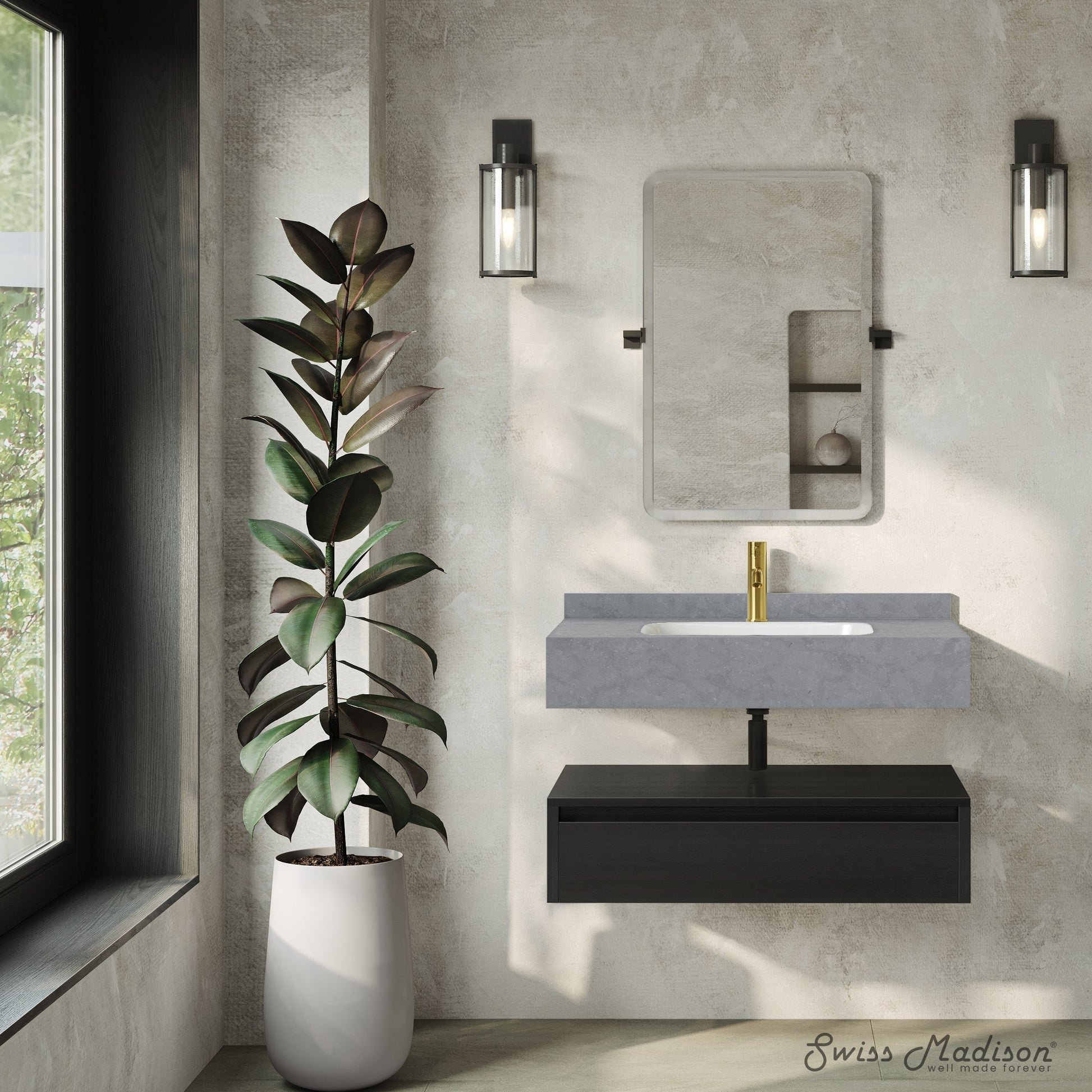 Black Oak / Charcoal Gray