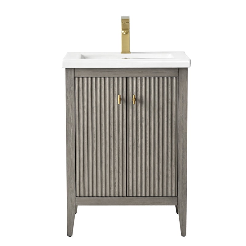 Linear Driftwood Gray / Golden Brushed