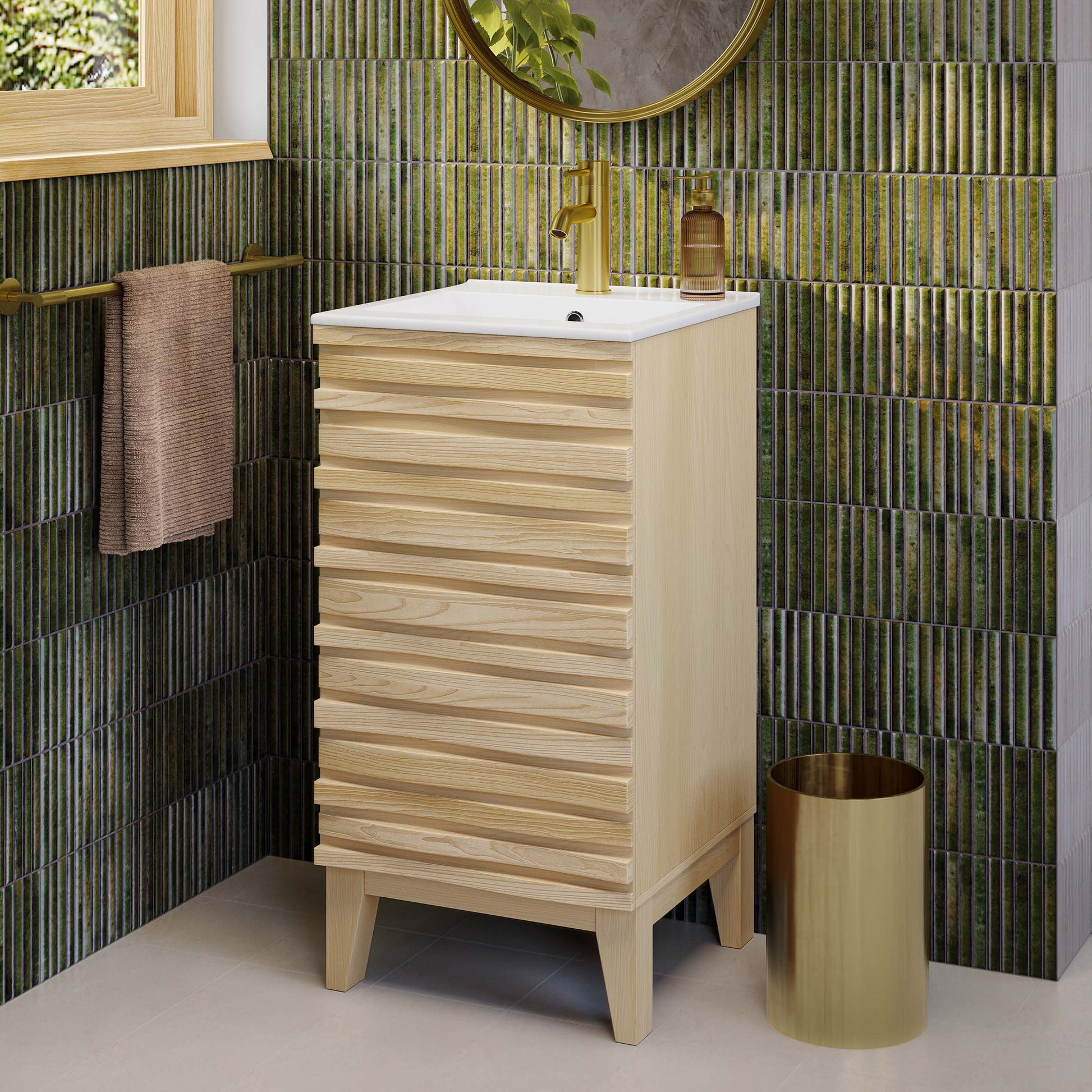 Natural Oak / White