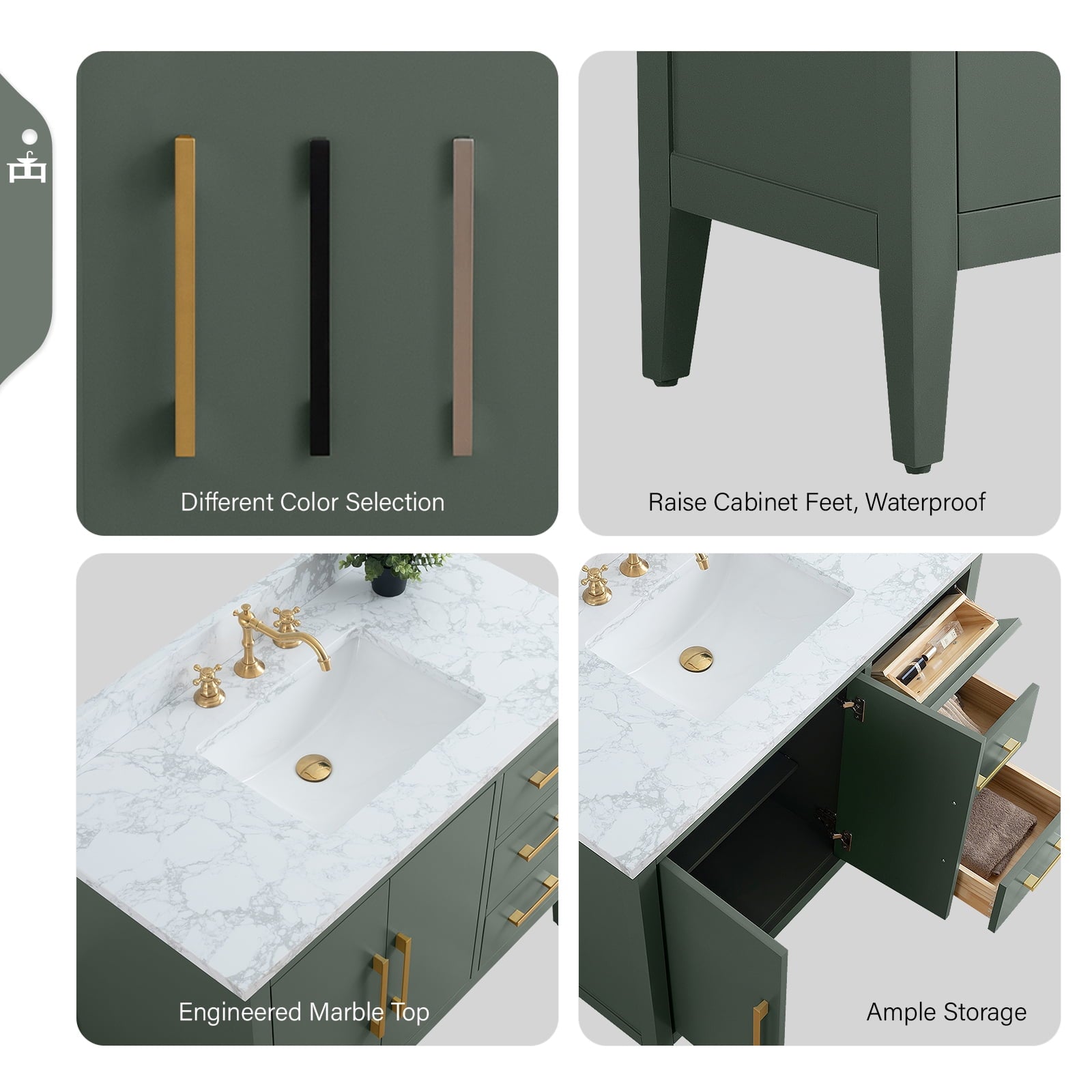 Vintage Green / Matte Black