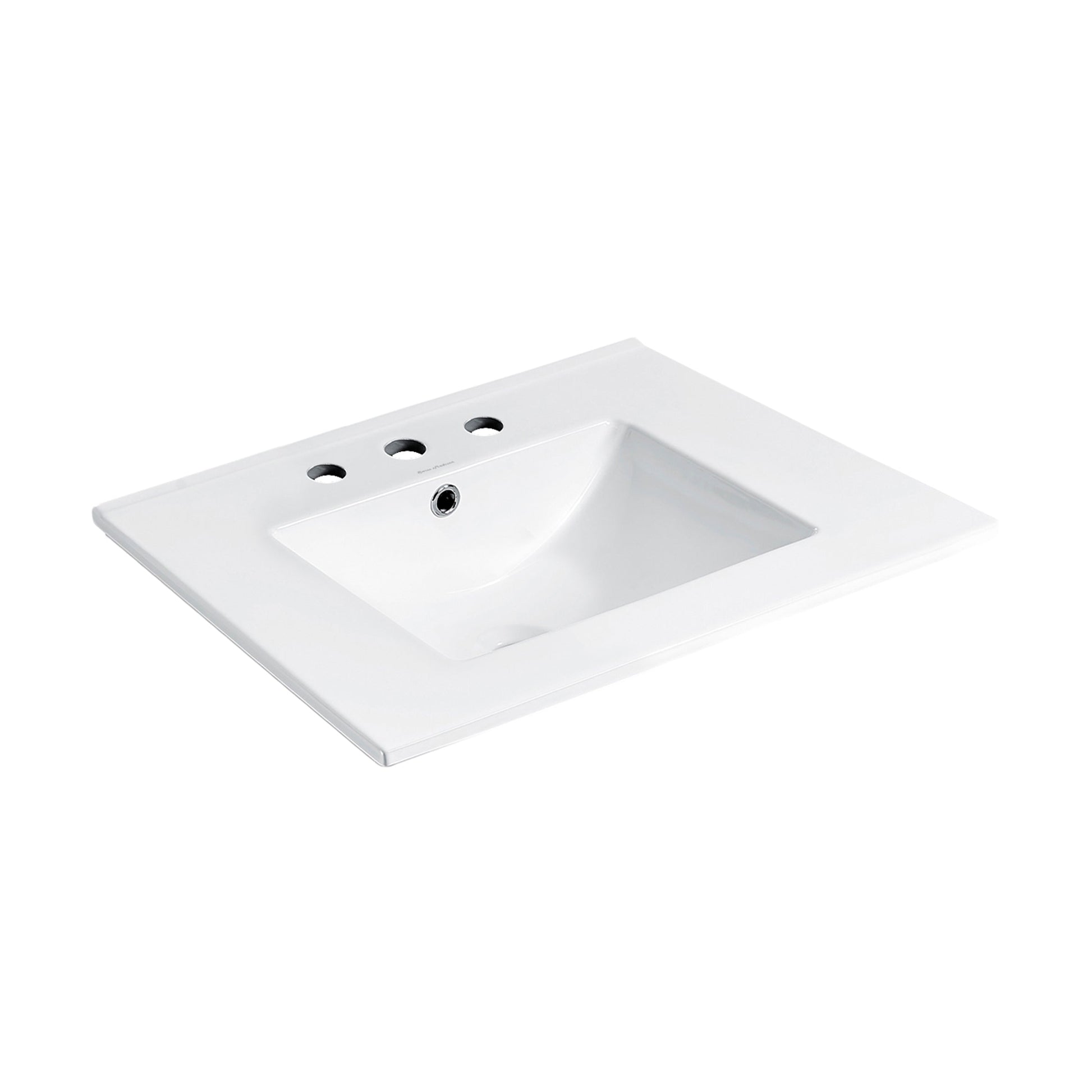 Glossy White / 3-Hole Wide