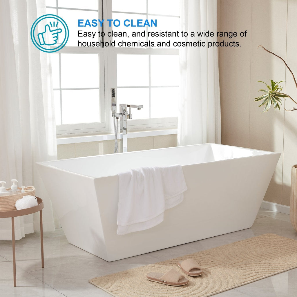 White / Polished Chrome